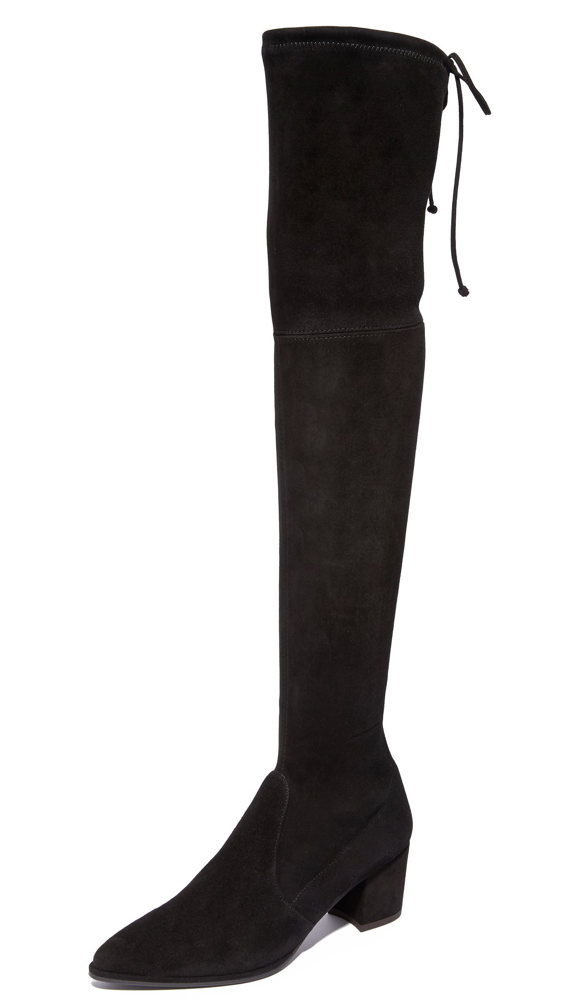 [Stuart Weitzman] レディースThighland Motorcycle Boot 色つや: 黒いこと