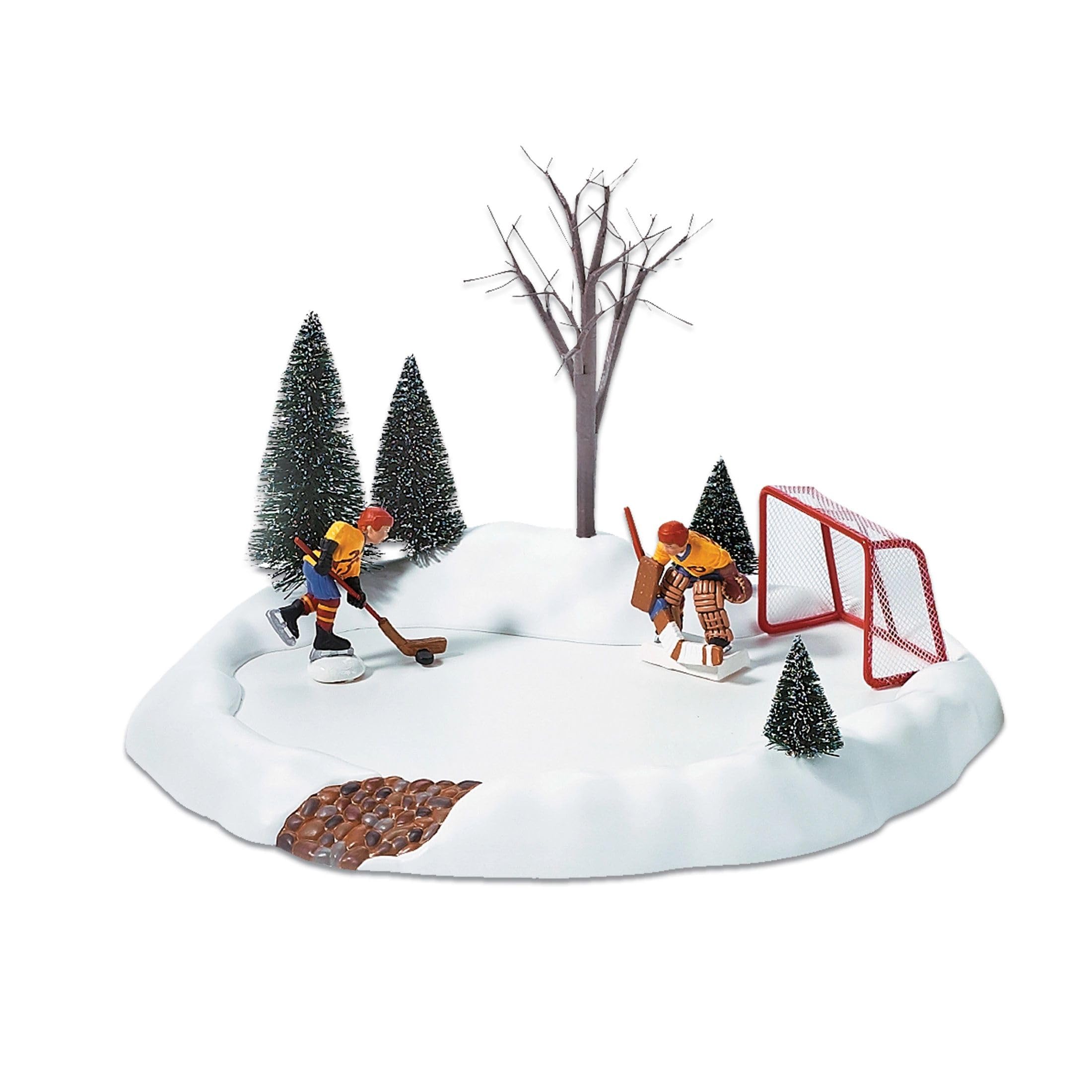 Department 56 Accessories for Villages Hockey Practise Animated Accessory Figurine