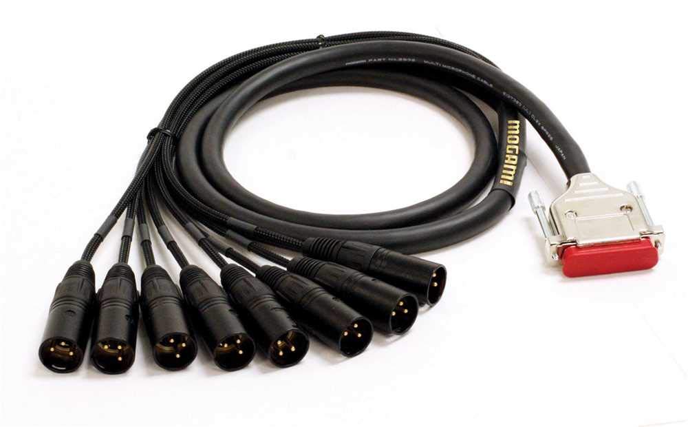 Mogami Gold 8 Channel DB25-XLR Male Snake Cable 10 Feet by Mogami｜global研究所