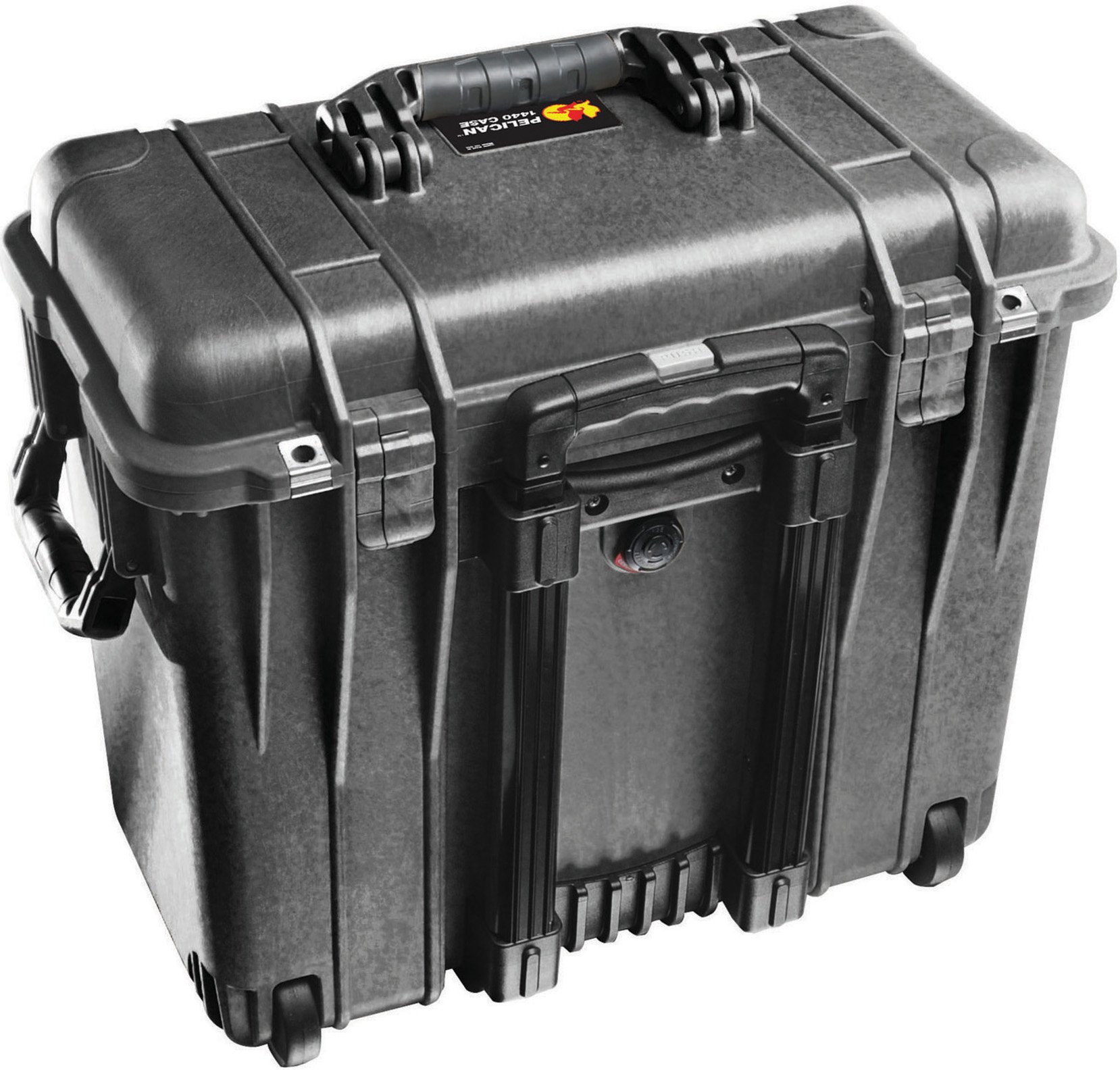 Pelican 1440-005-110 Medium Rolling Top Loader Case with Lid Organizer and Office Dividers (Black) by Pelican