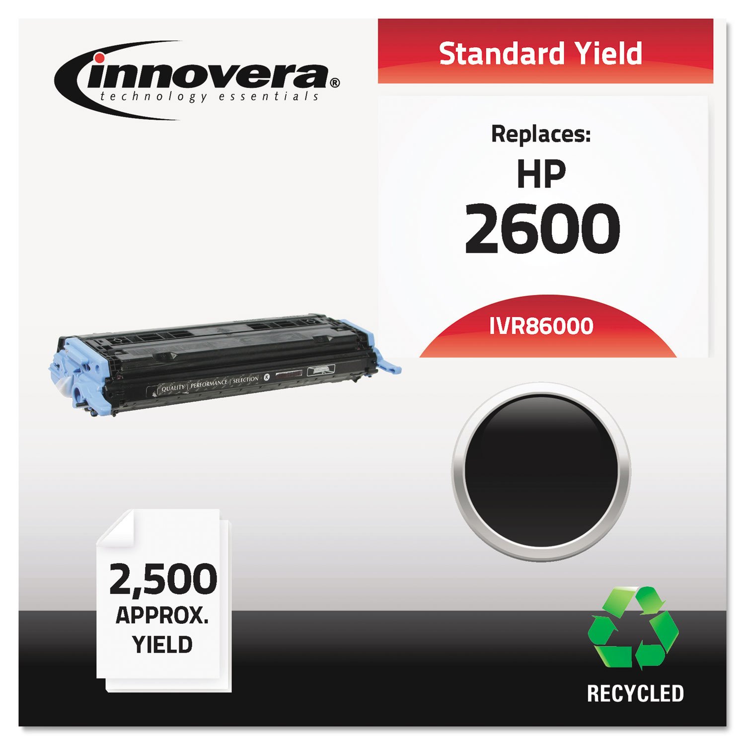 Innovera - 86000 (Q6000A) Laser Cartridge  Black - by Innovera