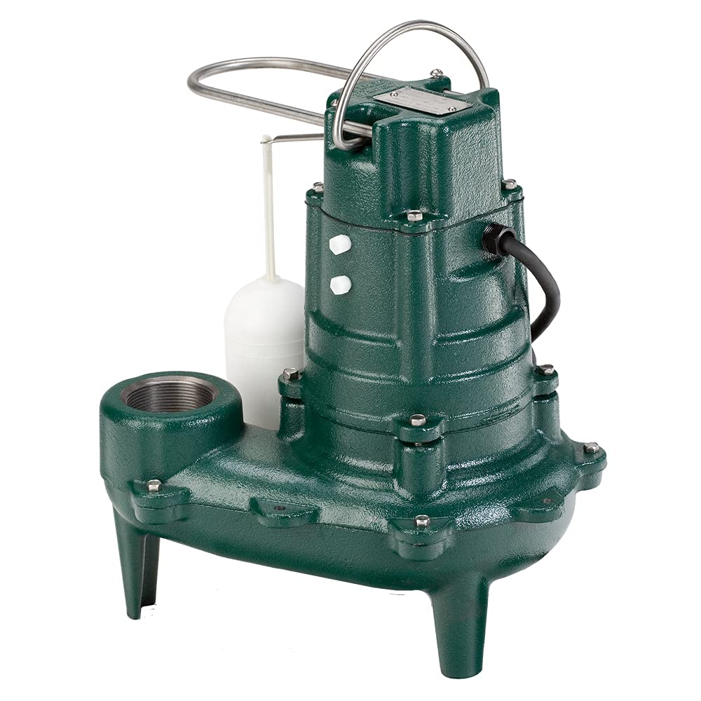 Zoeller Waste-Mate 267-0006 下水ポンプ 1/2 HP 自動 ? 頑丈な水中下水、排水または脱水ポンプ - 25フィートのコード付き|global研究所
