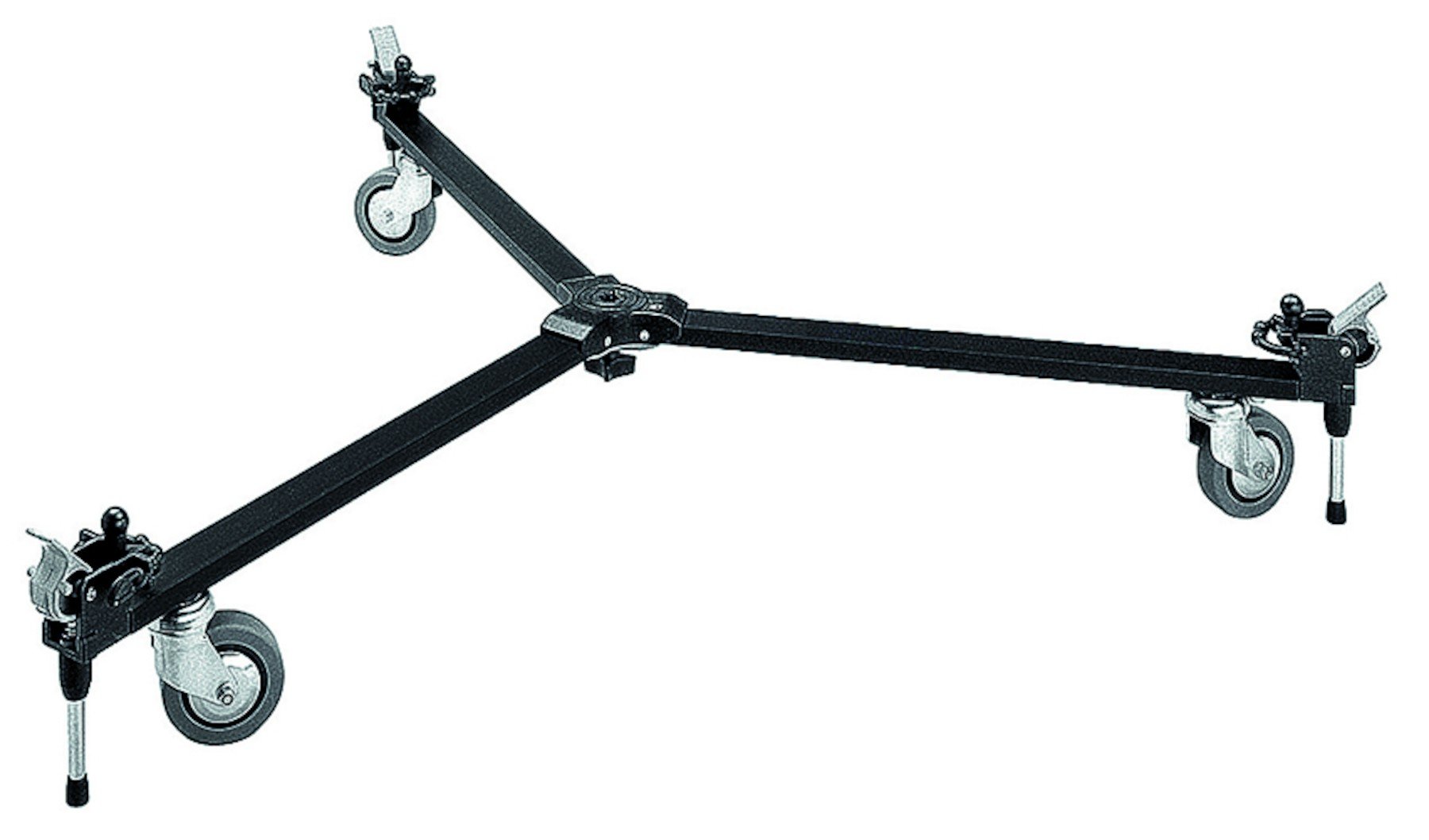 Manfrotto 127 ビデオ台車 3インチホイール付き 3127交換用 ブラック
