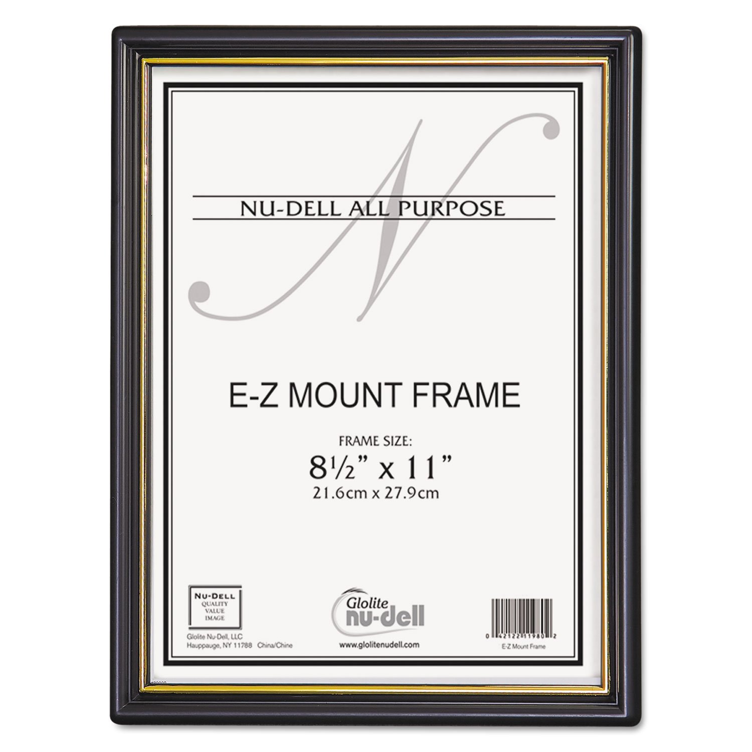 EZ Mount Document Frames Plastic 8-1/2 x 11 Black 18/Pack (並行輸入品)｜global研究所
