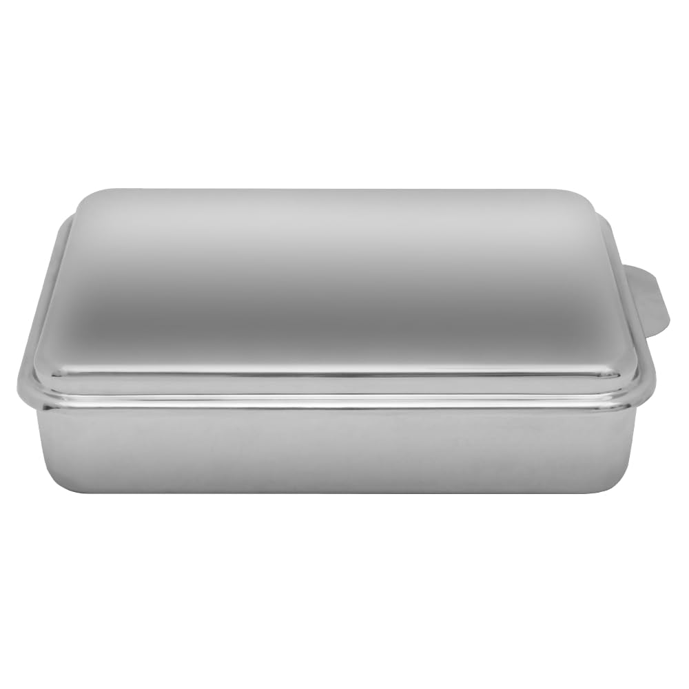 Lindy\u0027s Stainless Steel 9 X 13 inches Covered Cake Pan  Silver by Lindy\u0027s