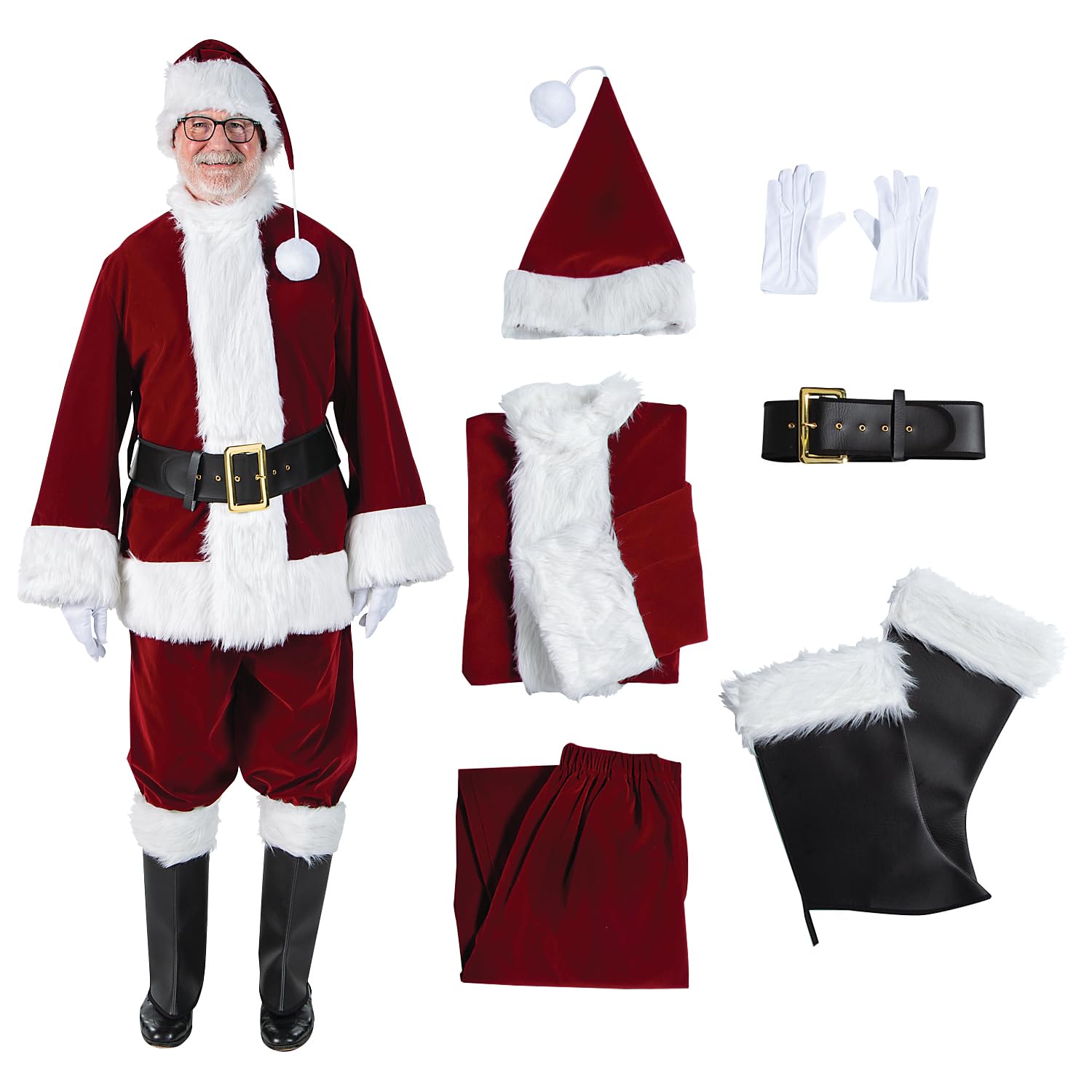 Halco ADULT_COSTUME メンズ カラー: レッド