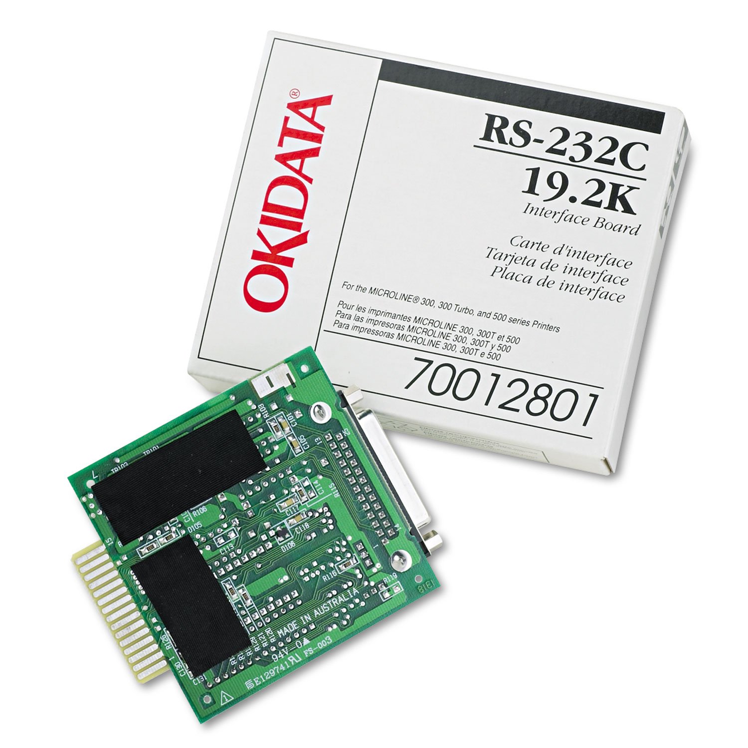 Oki 70012801 Internal RS-232C Interface for Okidata Microline ML-320/321/520/521/590/591 by OKI