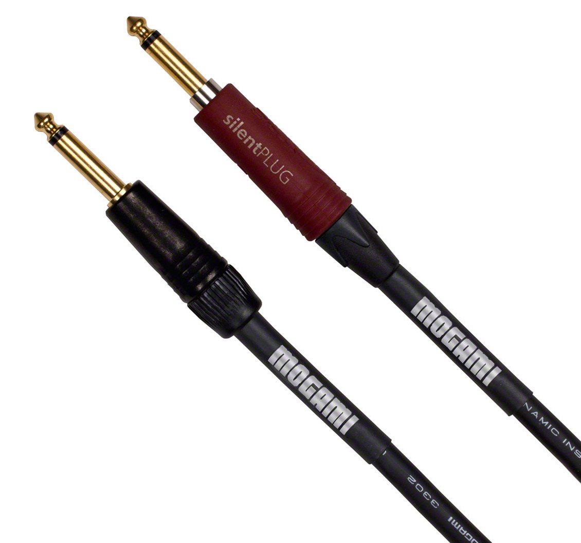 Mogami Platinum Guitar 30  Straight to Straight with Quiet Plug 30 feet by Mogami