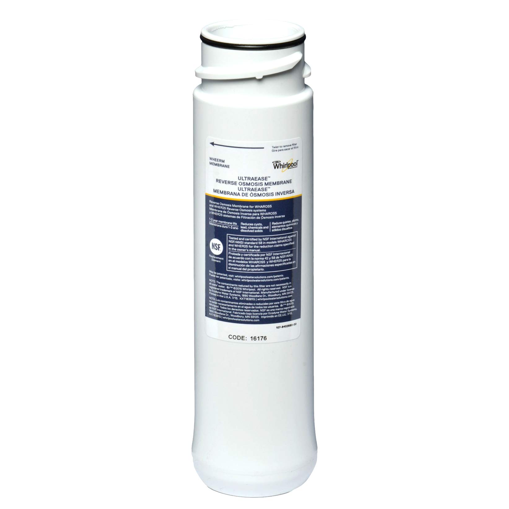Whirlpool WHIRLPOOL-WHEERM Reverse Osmosis Membrane for WHER25 RO