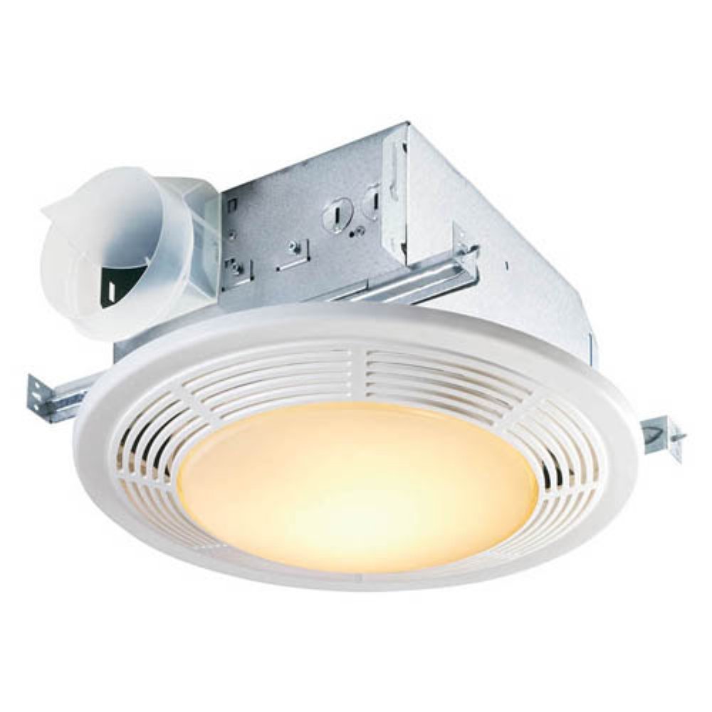 NuTone 8664RP Designer Fan and Light with Round White Grille and Glass Lens 100 CFM 3.5 Sones by Broan|global研究所