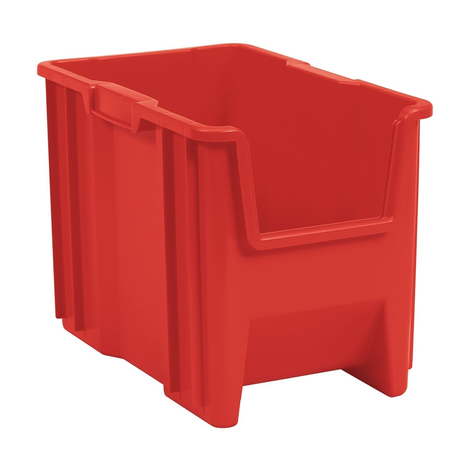 akro-mils stak-n-store Stackingホッパーフロントプラスチックストレージビン、ケースの4