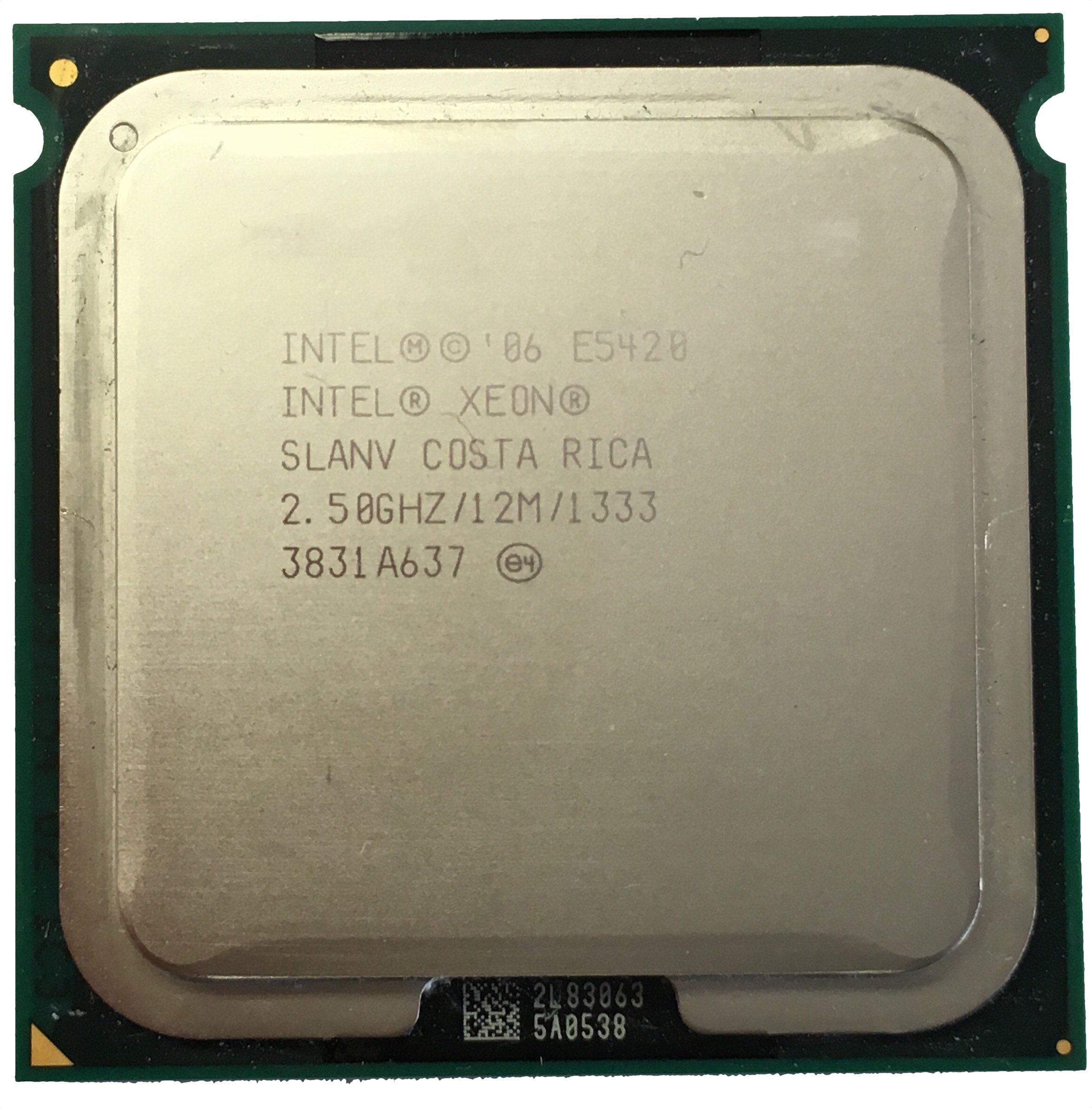 Intel Xeon E5420 processor 2.5 GHz 12 MB L2