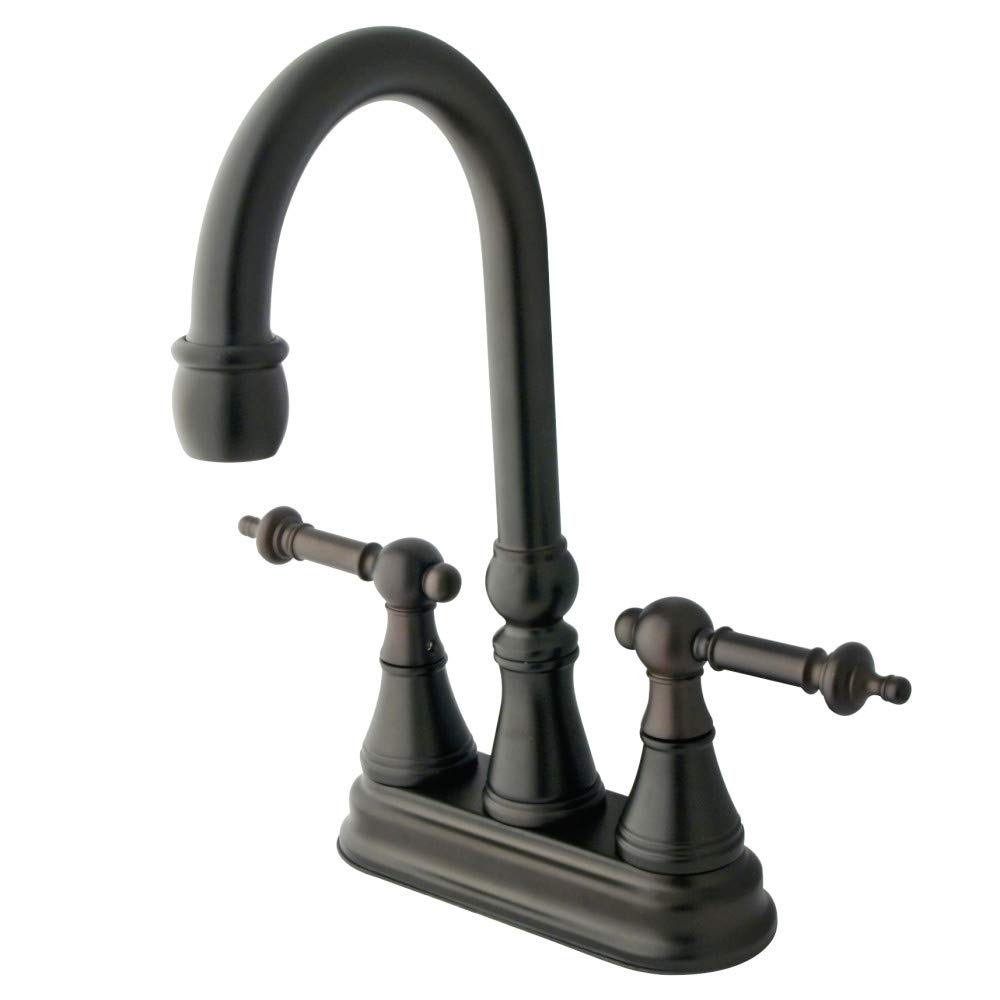 Kingston Brass KS2495TL Tuscany Bar Faucet  Oil Rubbed Bronze