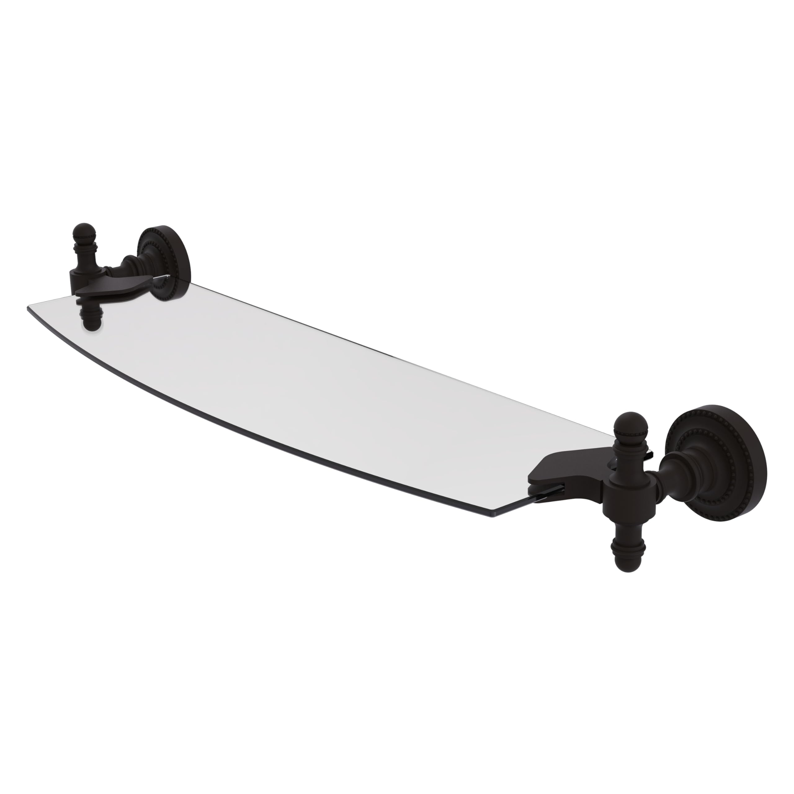 Retro Dot 18 Inch Glass Shelf - RD-33/18-ORB