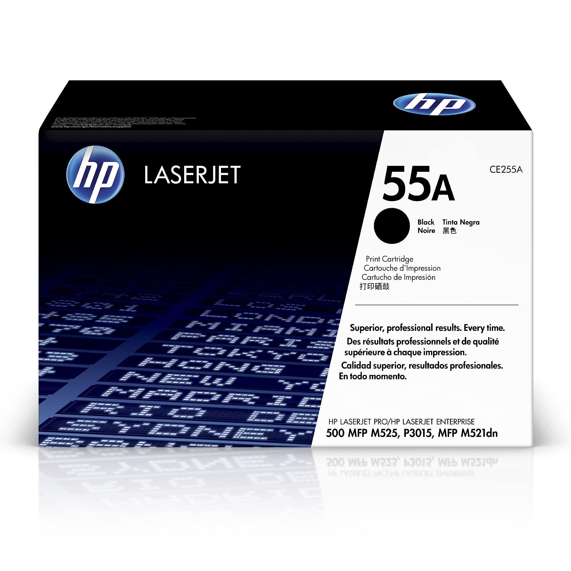 HP 文句無し 刷り上げる薬莢 黒 判定基準 (P3015) CE255A インクカートリッジ-パソコン・周辺機器