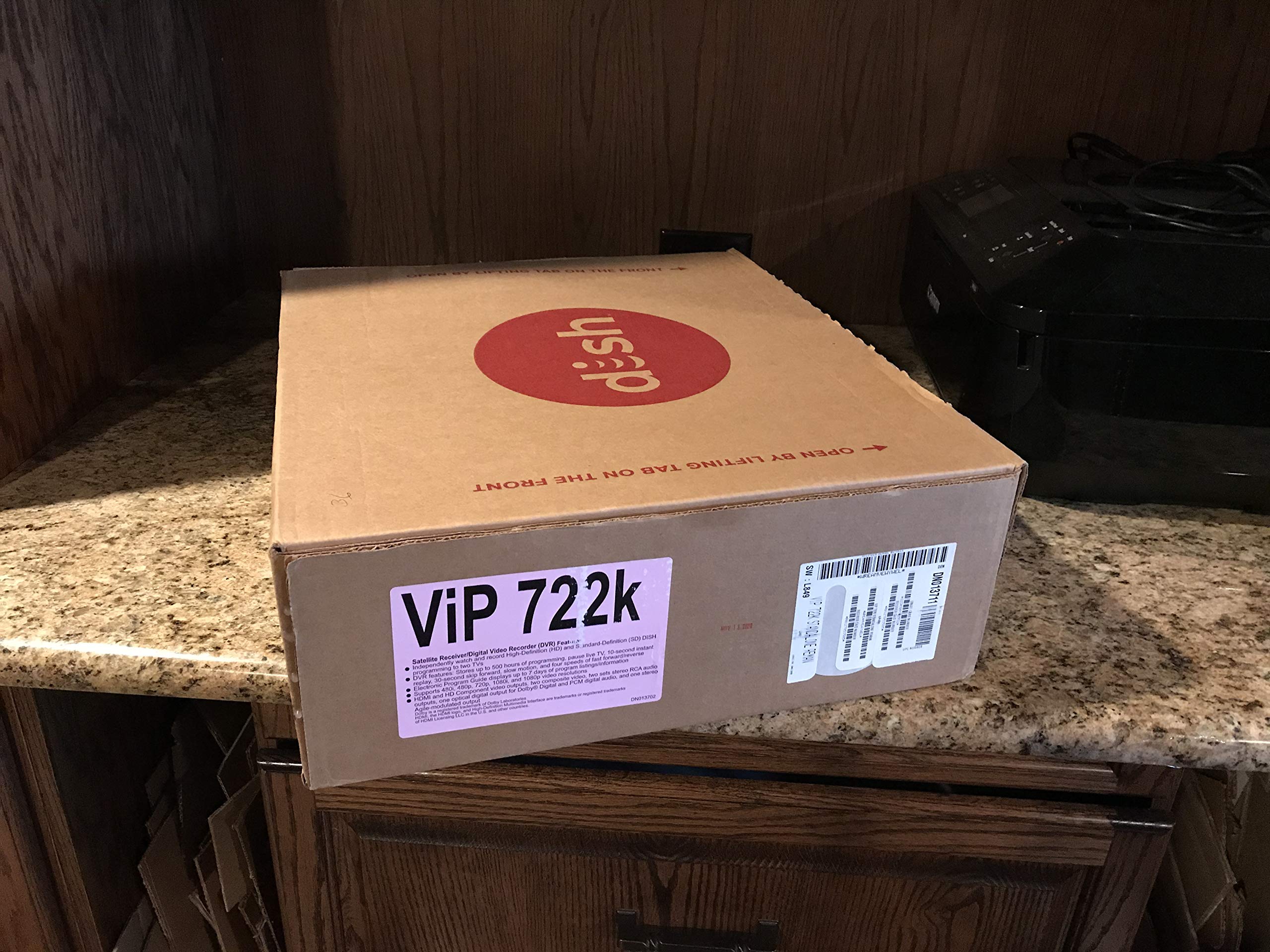 Factory Re-manufactured 大物 722K Dual Tuner 固定ディスク DVR Dish Network by Dish Network