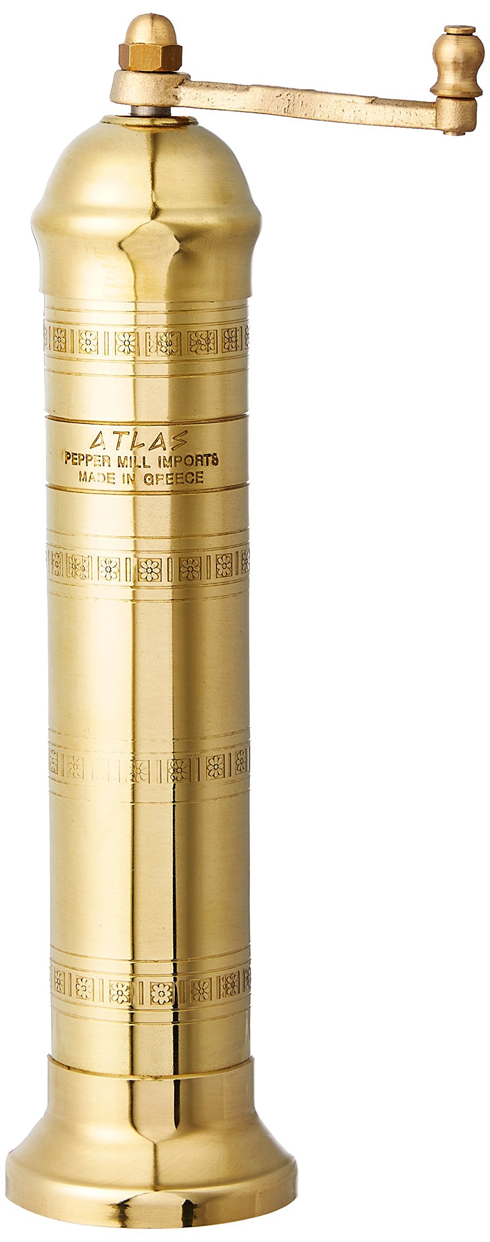 Pepper Mill Imports Atlas Salt Mill  Brass  9 by Pepper Mill Imports
