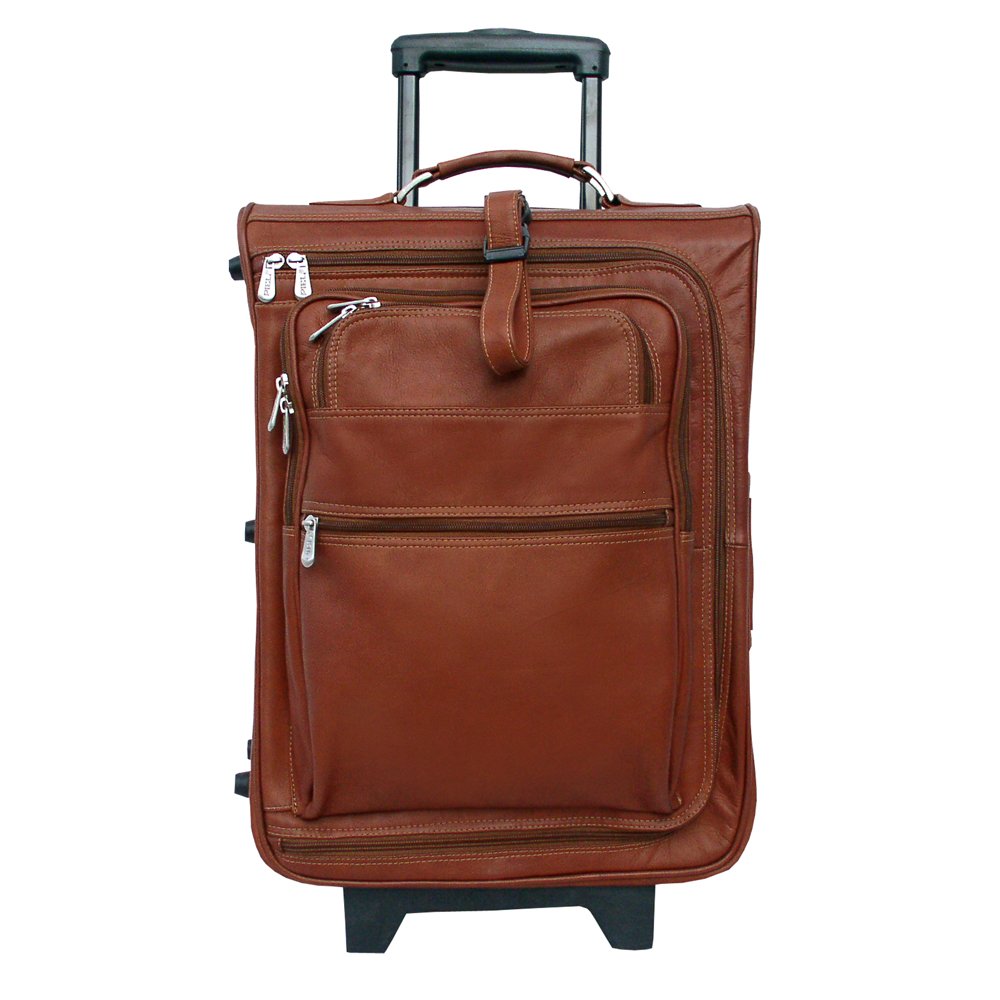 Piel Leather 19 Inch Multi-Pocket Wheeler Saddle One Size