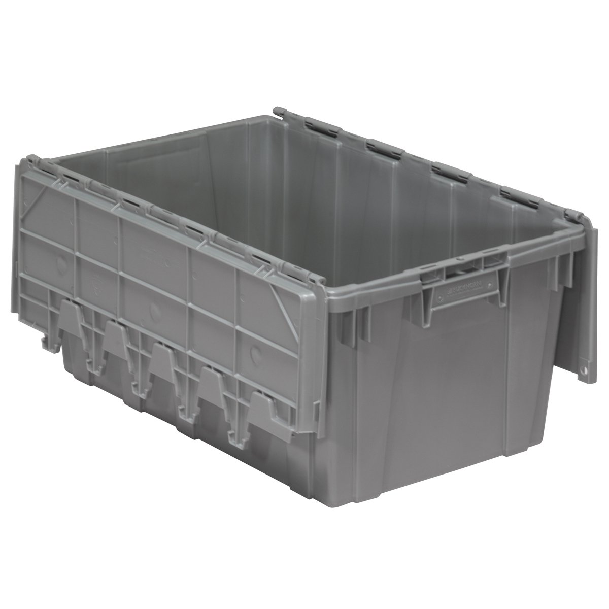 akro-mils 39160可塑性物質記憶装置と別れ別れ入れものTote with蝶つがい蓋、27inL by 17inW by 12.5-inch H、薄墨色
