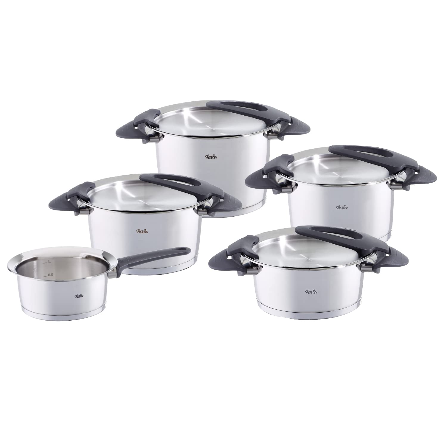 楽天市場】フィスラー (Fissler) 7点セット 両手鍋 シルバー