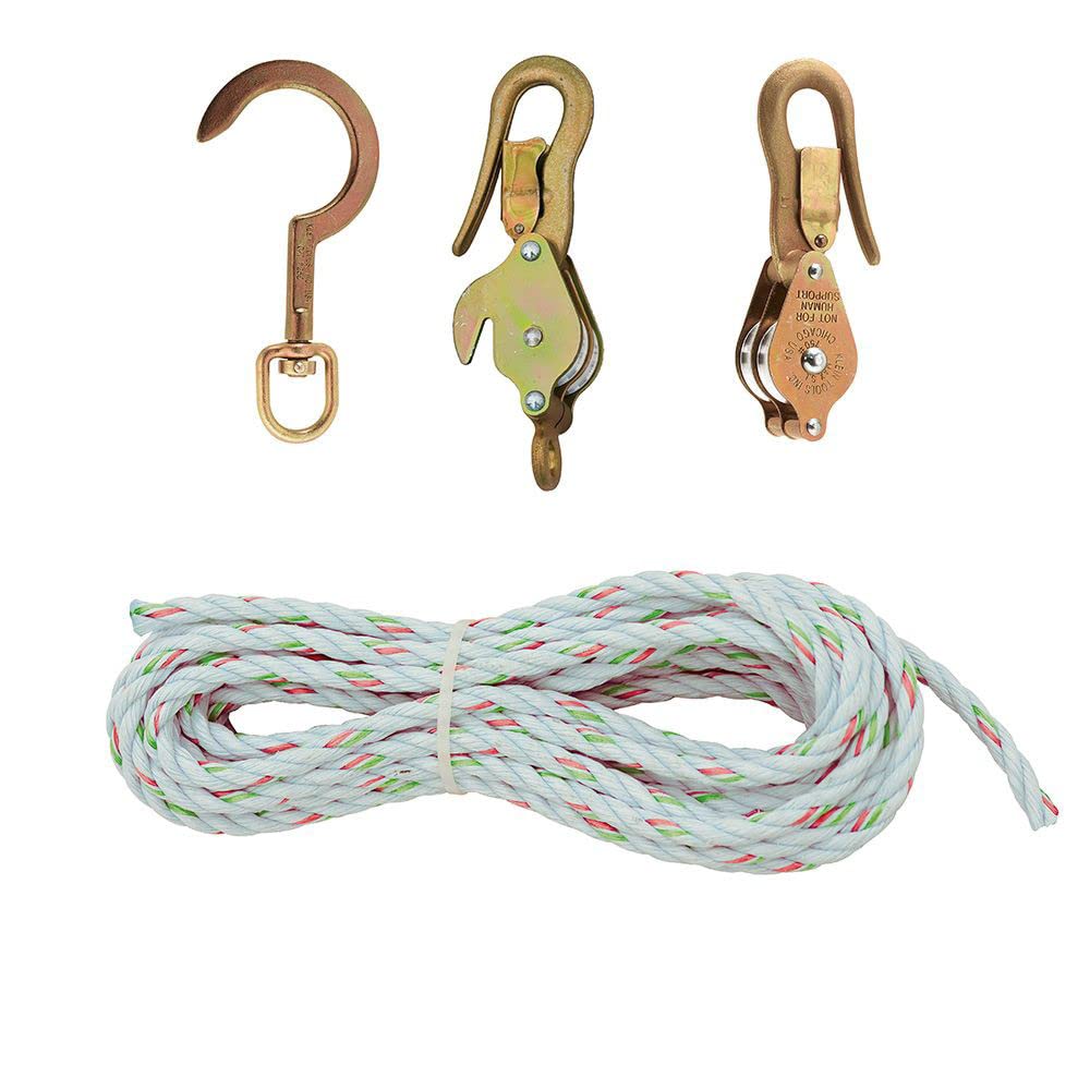 Klein Tools H1802-30S Block and Tackle with Guarded Snap Hooks with Swivel Hook by Klein Tools [並行輸入品]