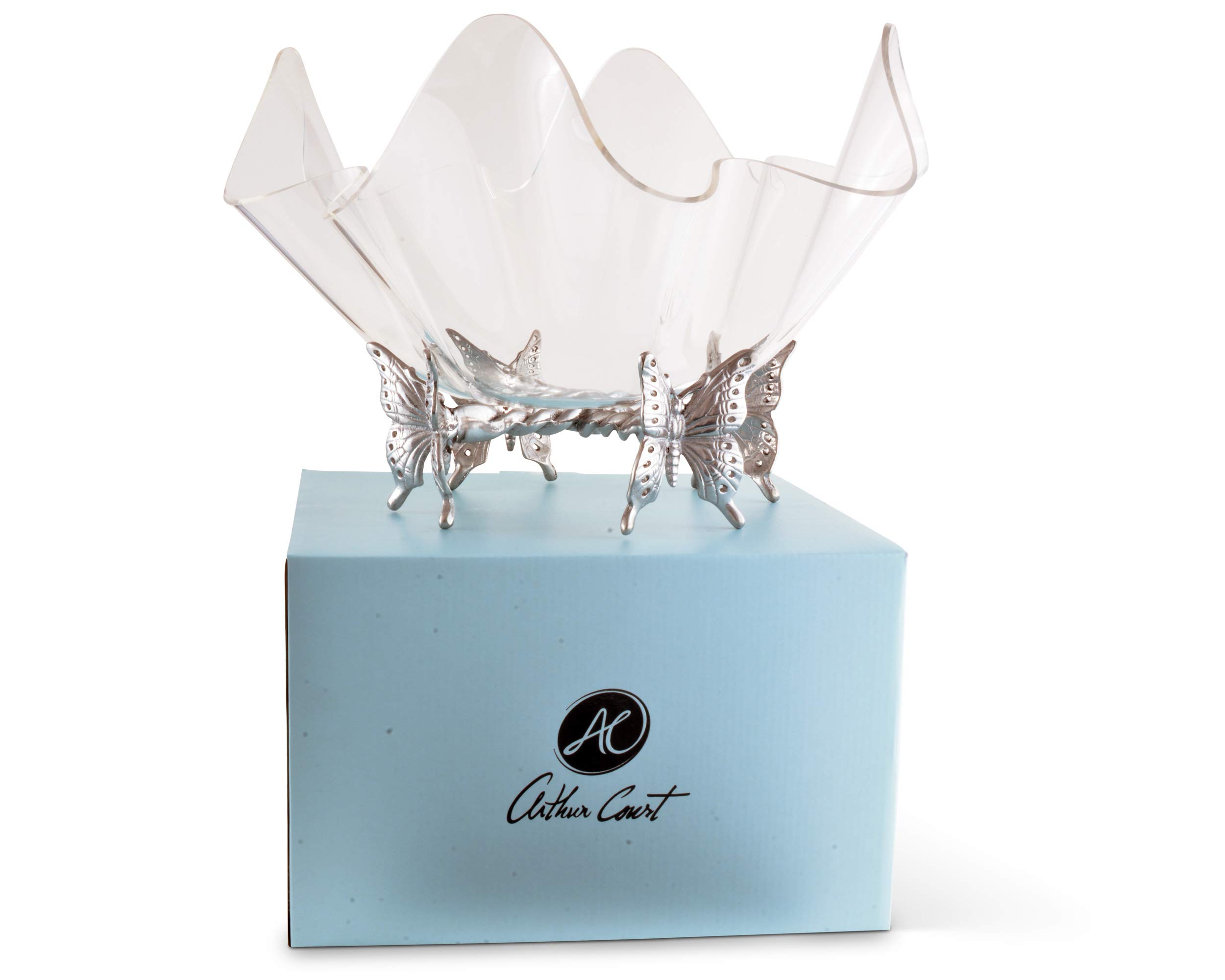 Arthur Court Butterfly Stand with 14-Inch Acrylic Bowl by Arthur Court Designs|global研究所
