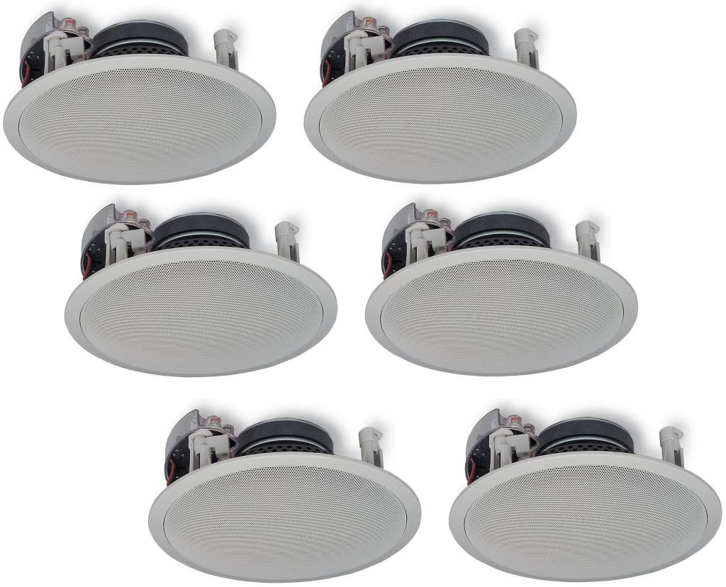 Yamaha In-Ceiling 2-Way 120 ワットs Natural サウンド Custom Easy-to-install スピーカー (Set of 6) with 1 Tweeters & 8 Woofer for 1 Large Room or Several Smaller Rooms 【並行輸入品】｜global研究所