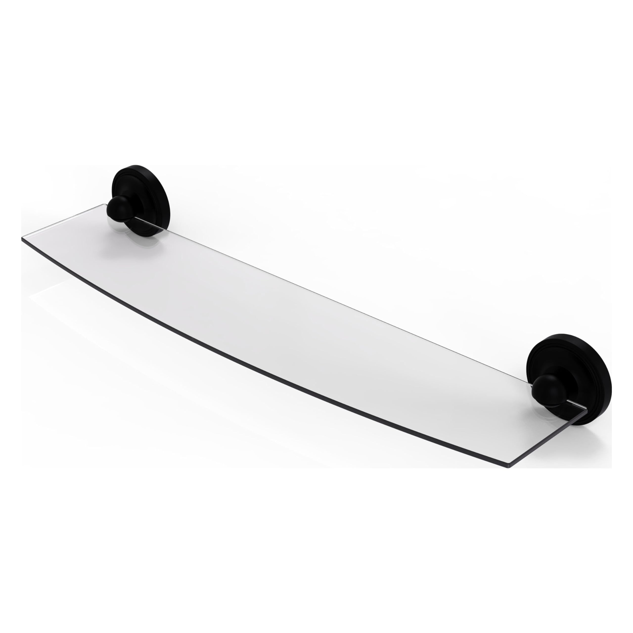 Allied Brass PR-33/24-ABR 18 Glass Shelf Polished Nickel by Allied Brass
