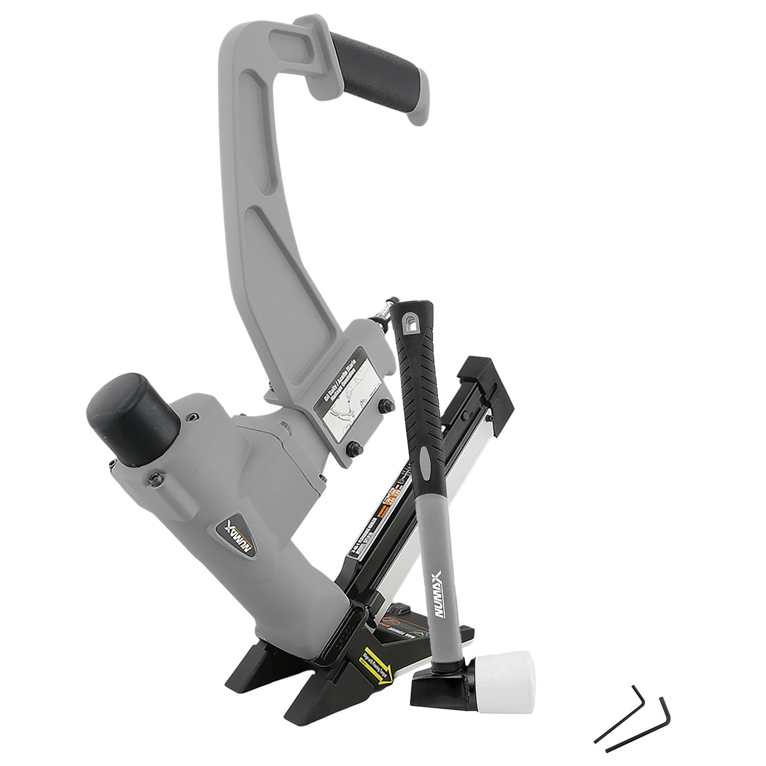 NuMax SFL618 3-in-1 Pneumatic Flooring Stapler/Nailer with White Rubber Mallet by NuMax [並行輸入品]｜global研究所