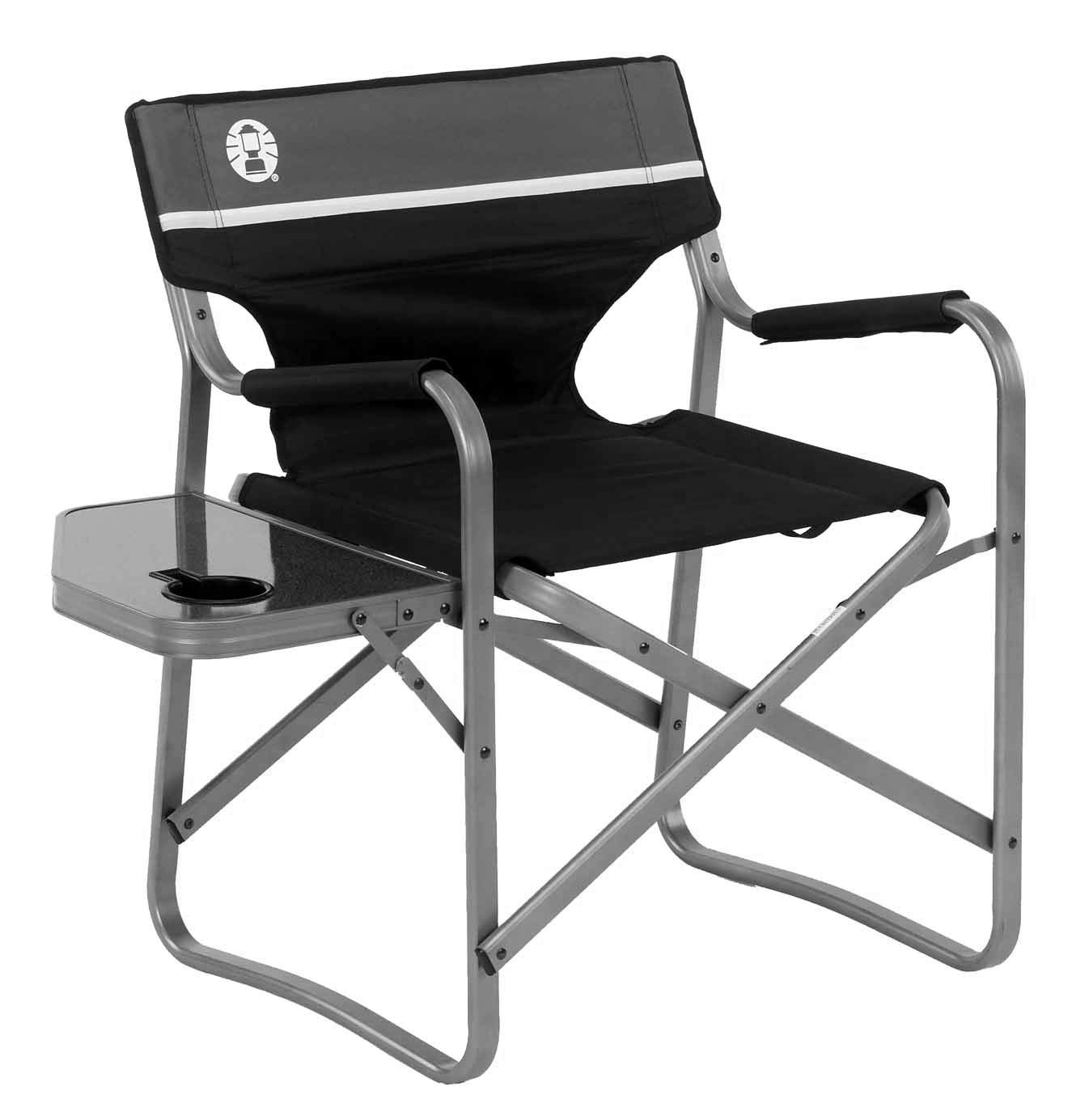 Coleman Portable Deck Chair with Side Table