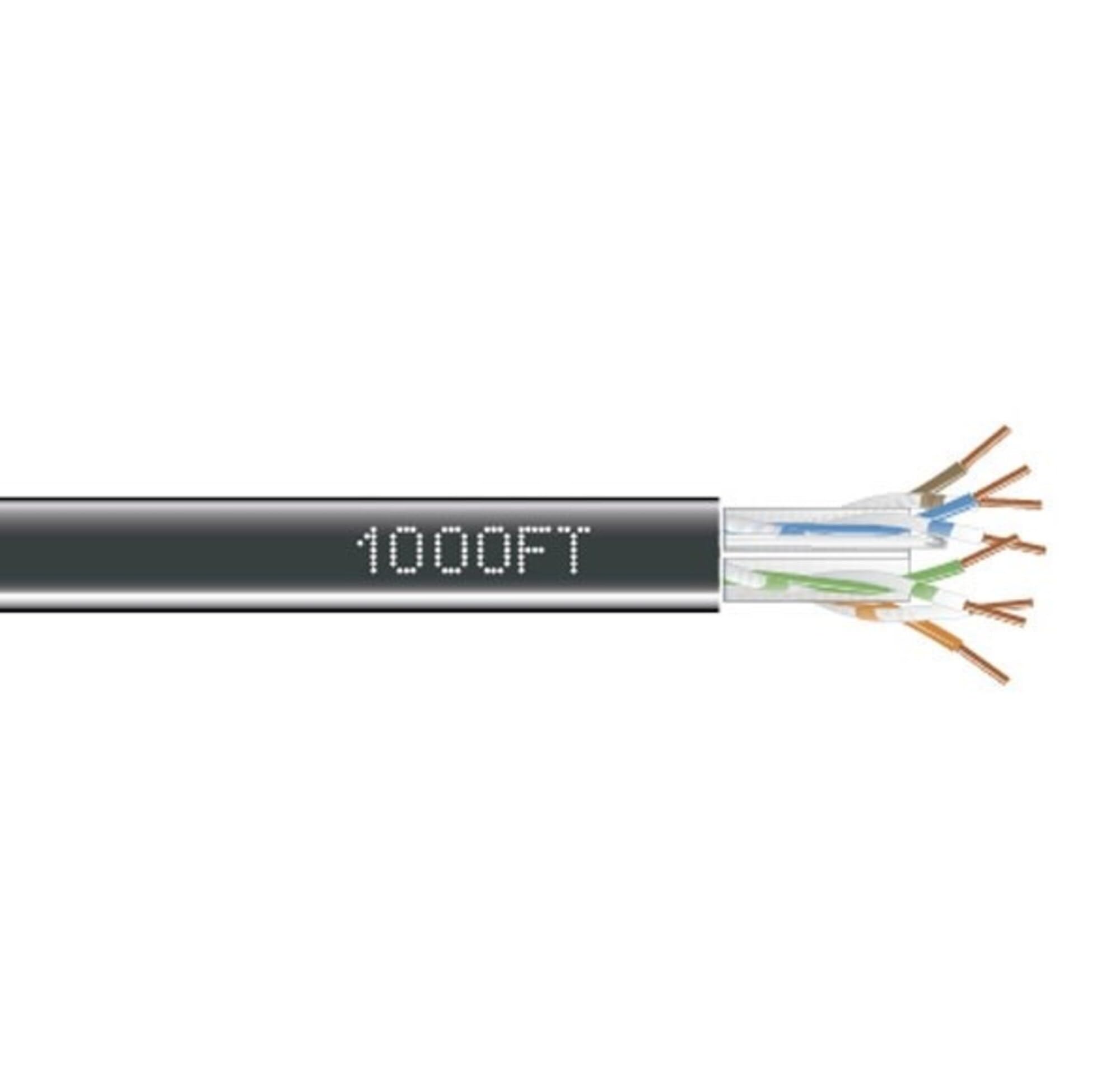 Black Box 1 000Ft CAT6 Solid Bulk Cable 550-MHZ UTP Blue CMR PVC Box|global研究所