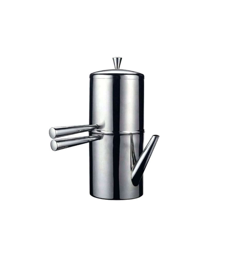 ILSA Neapolitan Coffee Maker 9 Cup Size - Stainless Steel - Made in Italy
