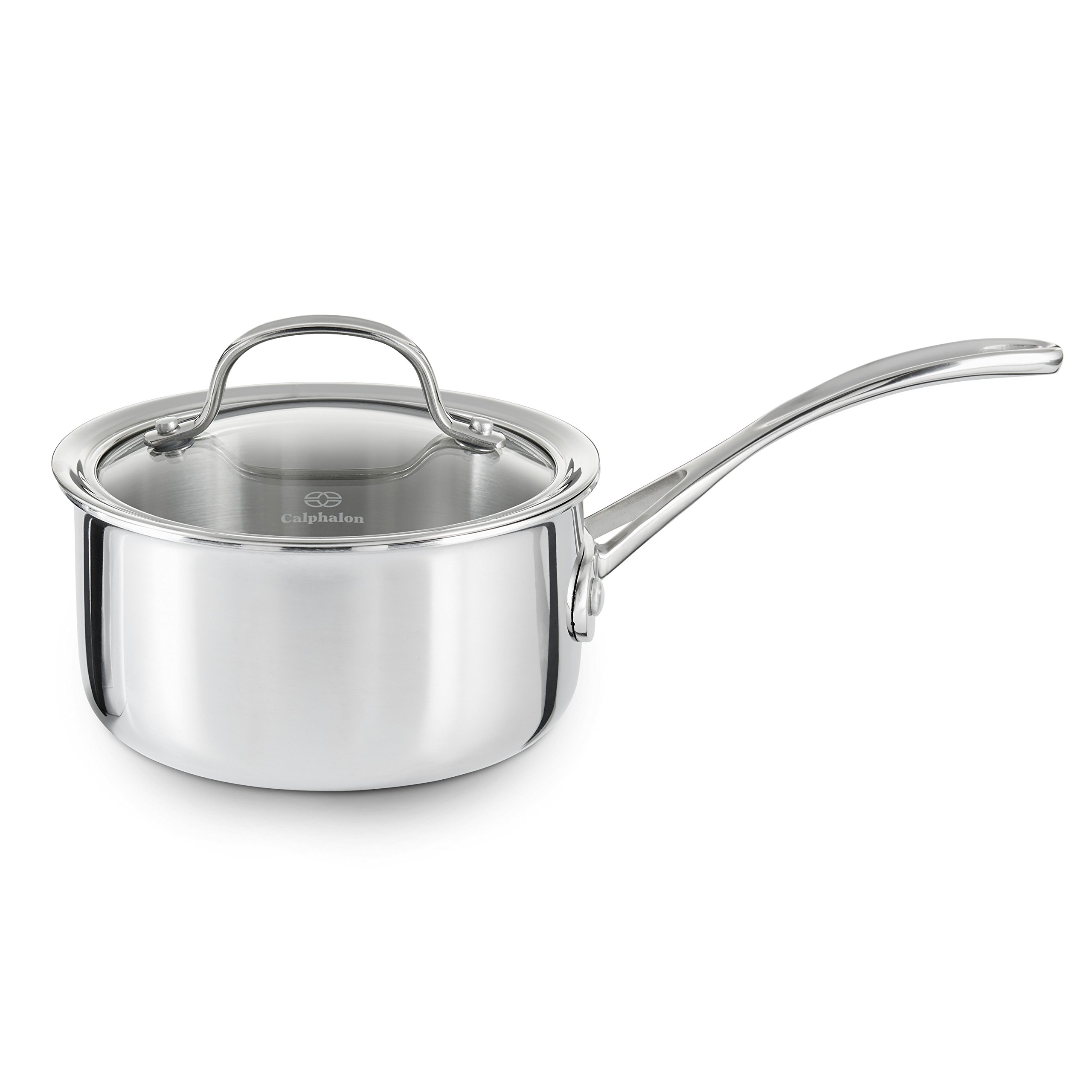 Calphalon Tri-Ply Stainless Steel 1-1/2-Quart Sauce Pan with Cover by Calphalon [並行輸入品]