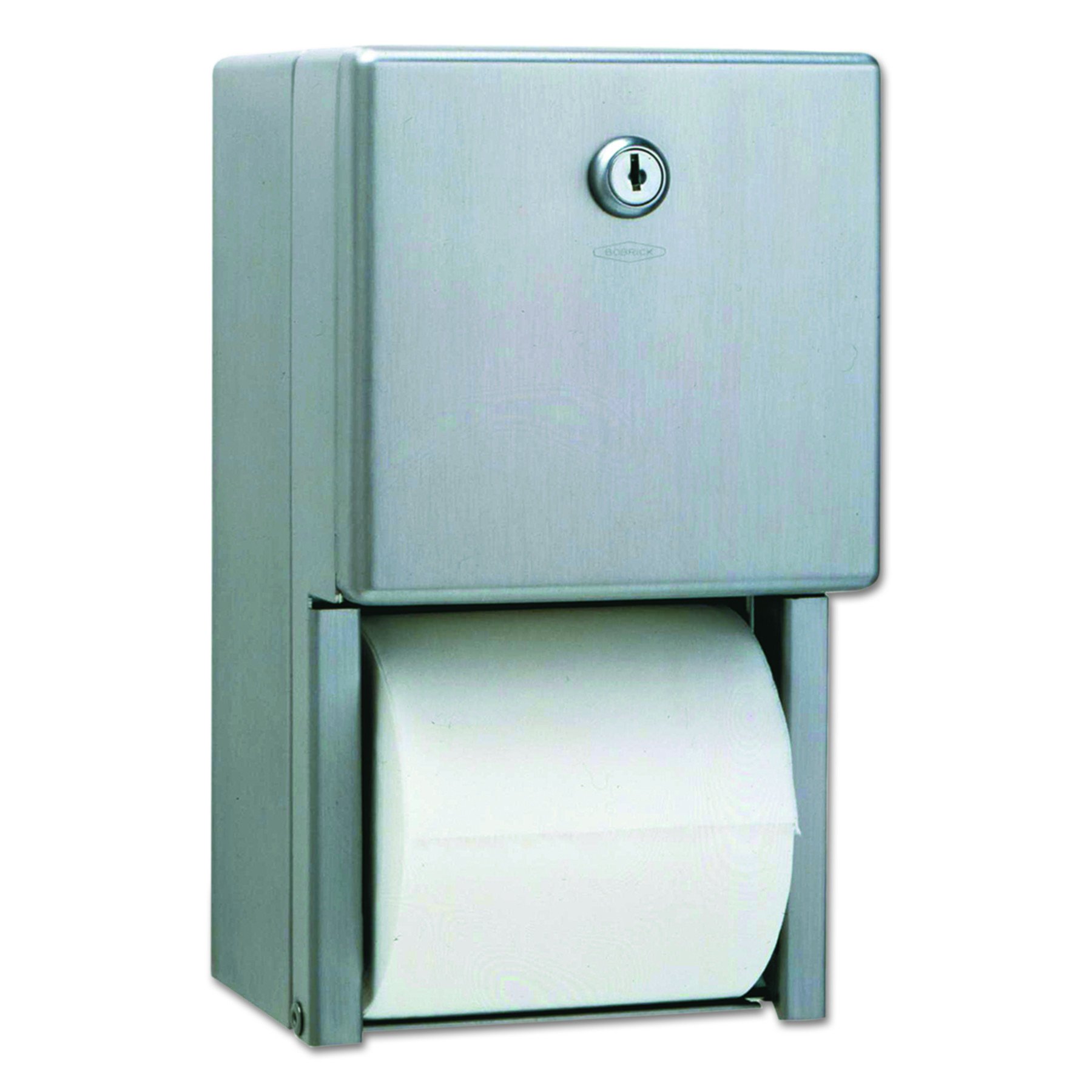 Bobrick B-2888 Classic Series Surface-Mounted Multi-Roll Toilet Tissue Dispenser Satin Bobrick [並行輸入品]