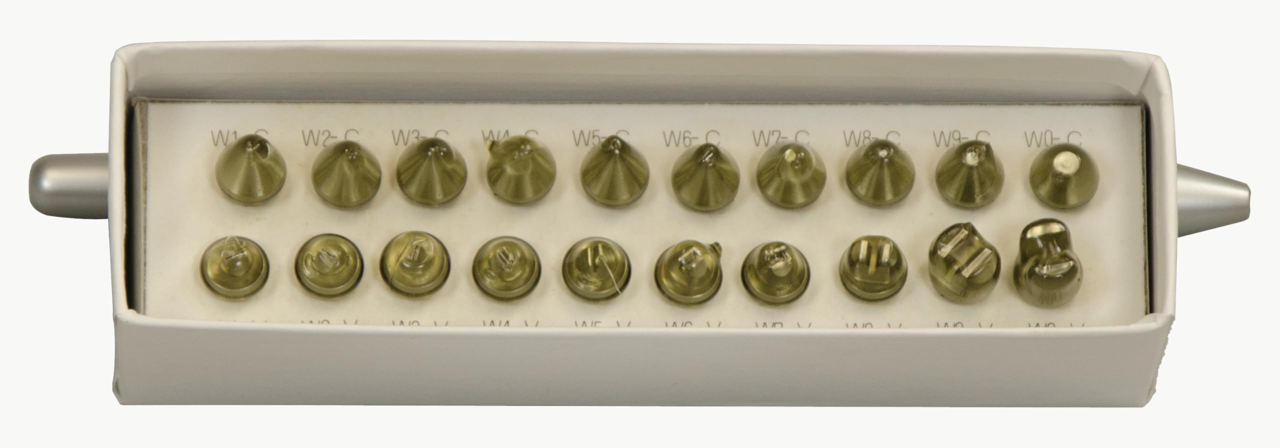 ミツトヨ(mitutoyo) 替駒測定子セット W1-W10 126-810