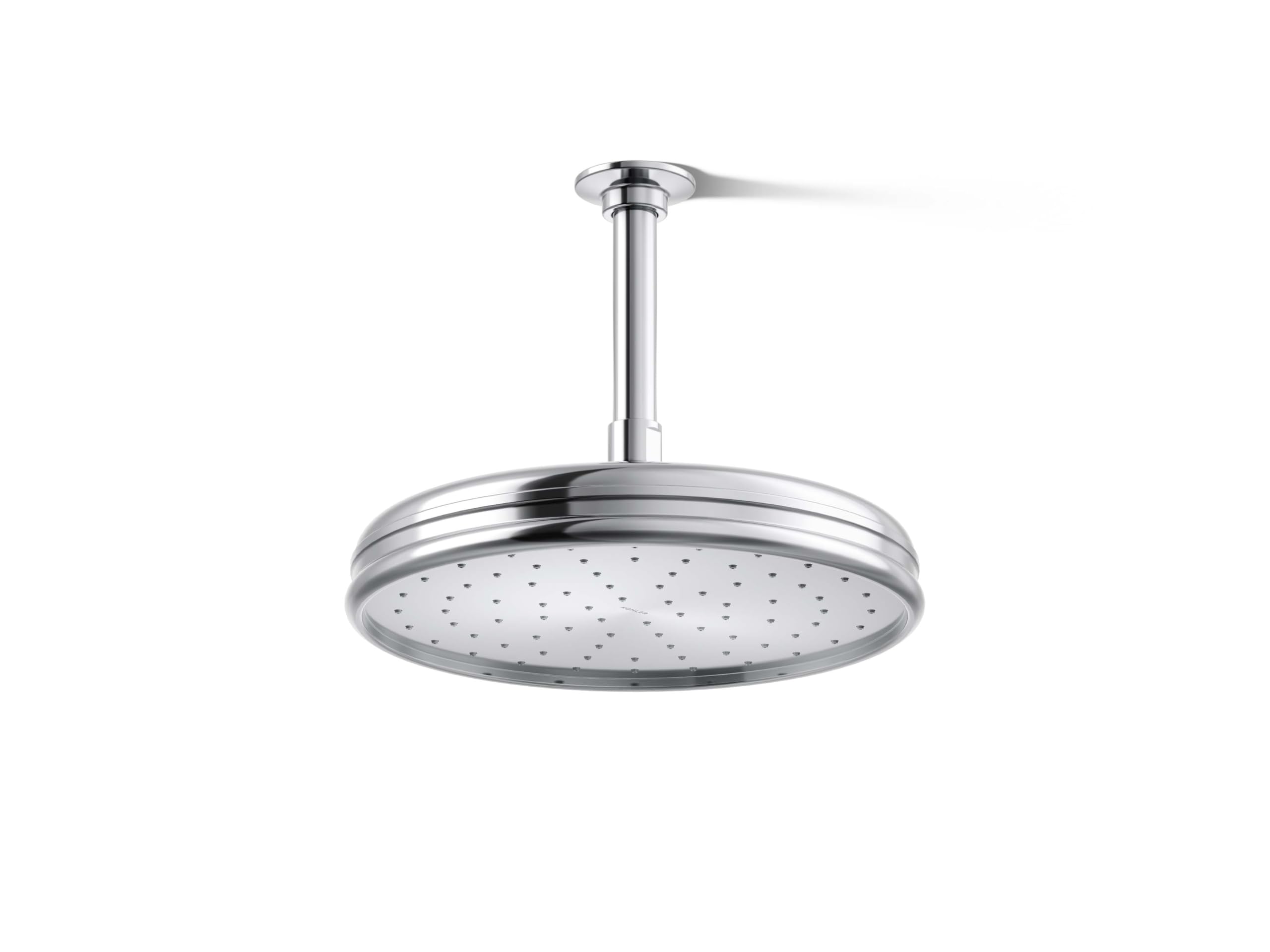 (Polished Chrome) - KOHLER K-13693-CP 25糎 Traditional Round Rain Showerhead  Polished Chrome