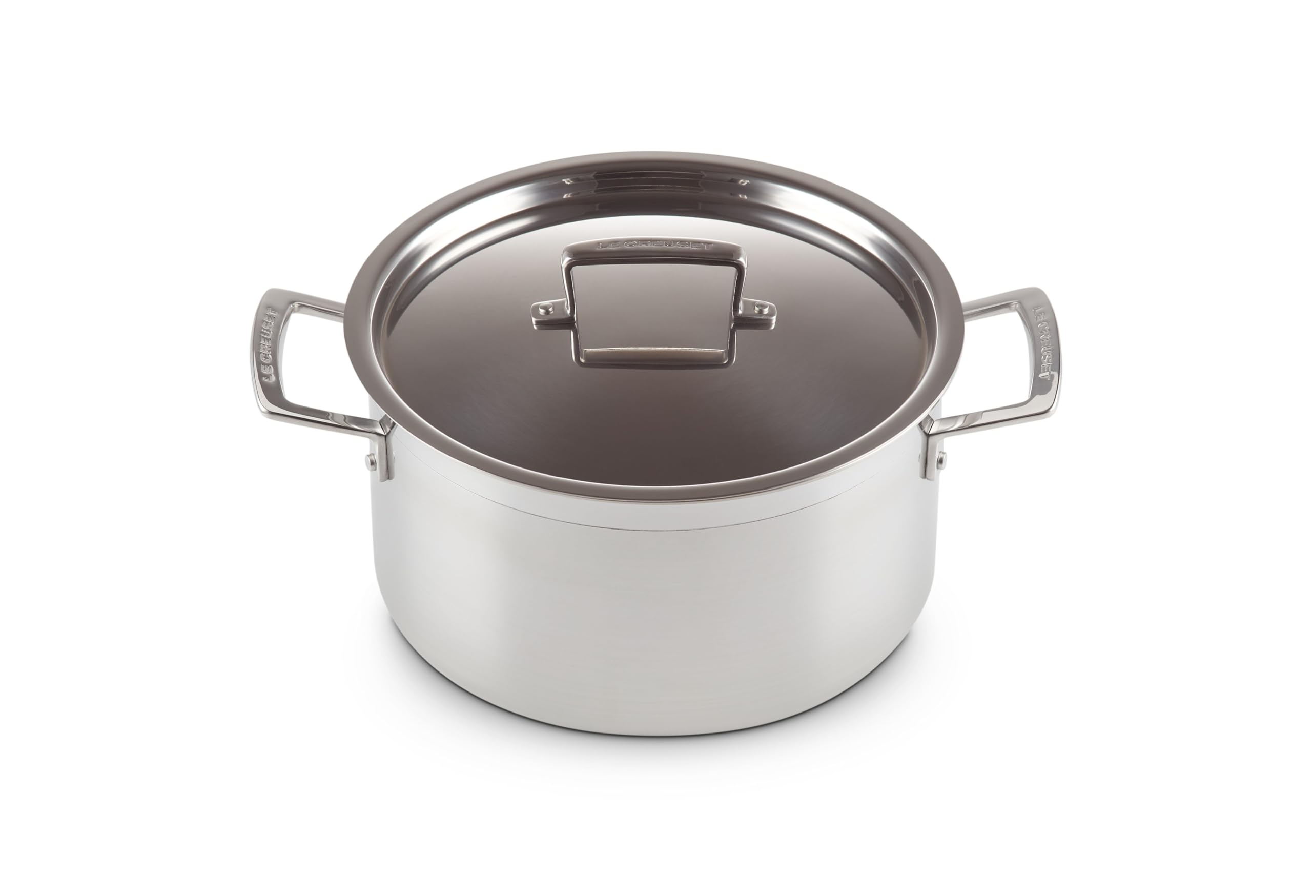LE CREUSET トリプライ ステンレス鋼スチール写真 ディープキャセロールディッシュ 24糎 3-ply Stainless Steel deep casserole dish 24糎
