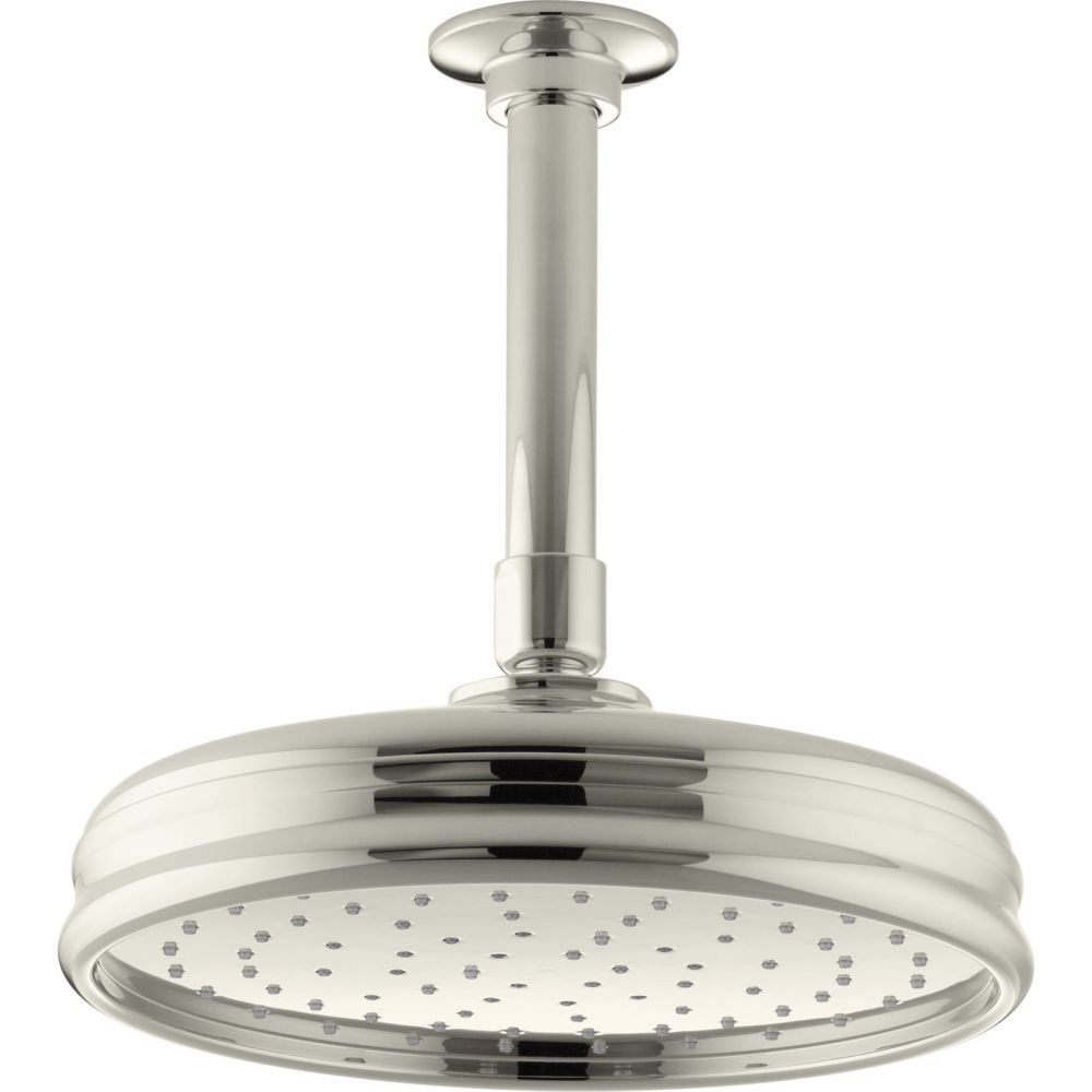(Vibrant Polished Nickel) - KOHLER K-13692-SN 20cm Traditional Round Rain Showerhead Vibrant Polished Nickel 78,683円