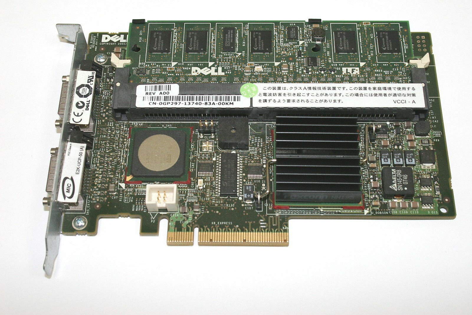 Dell Perc5e SAS PCI-E RAIDカード (GP297)。｜global研究所