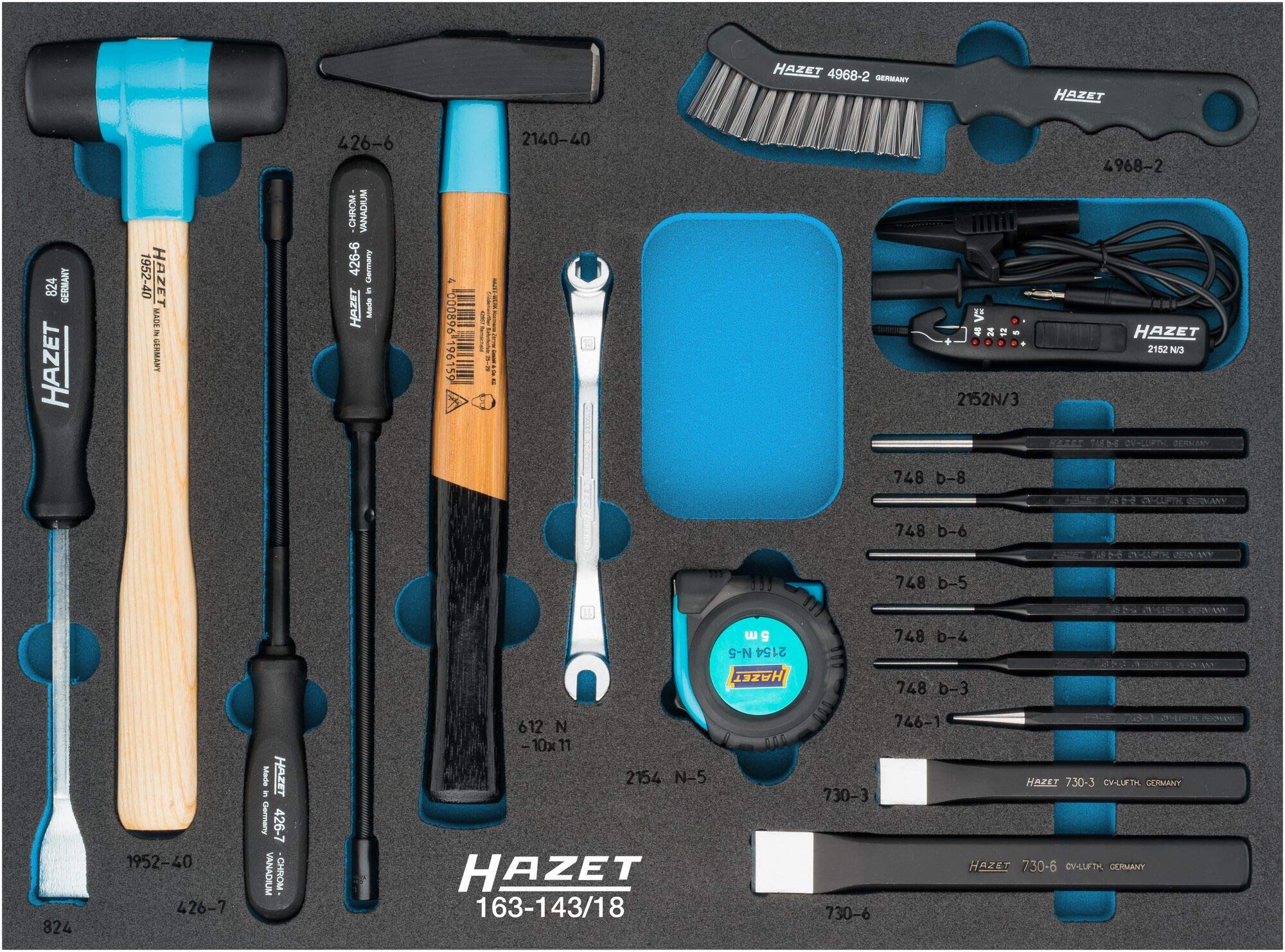 Hazet 18分の143ツールセット
