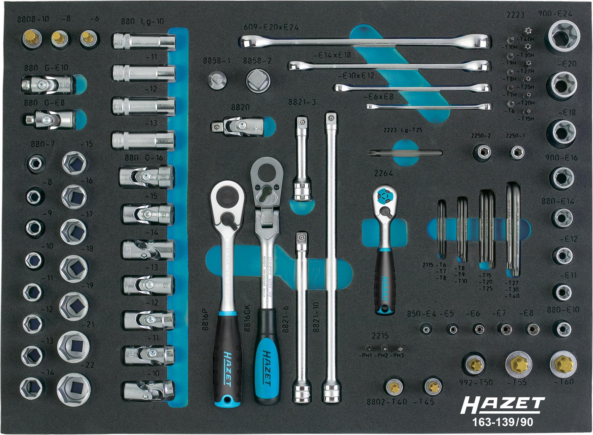 Hazet 163から139/90ツール盛り合わせ|global研究所