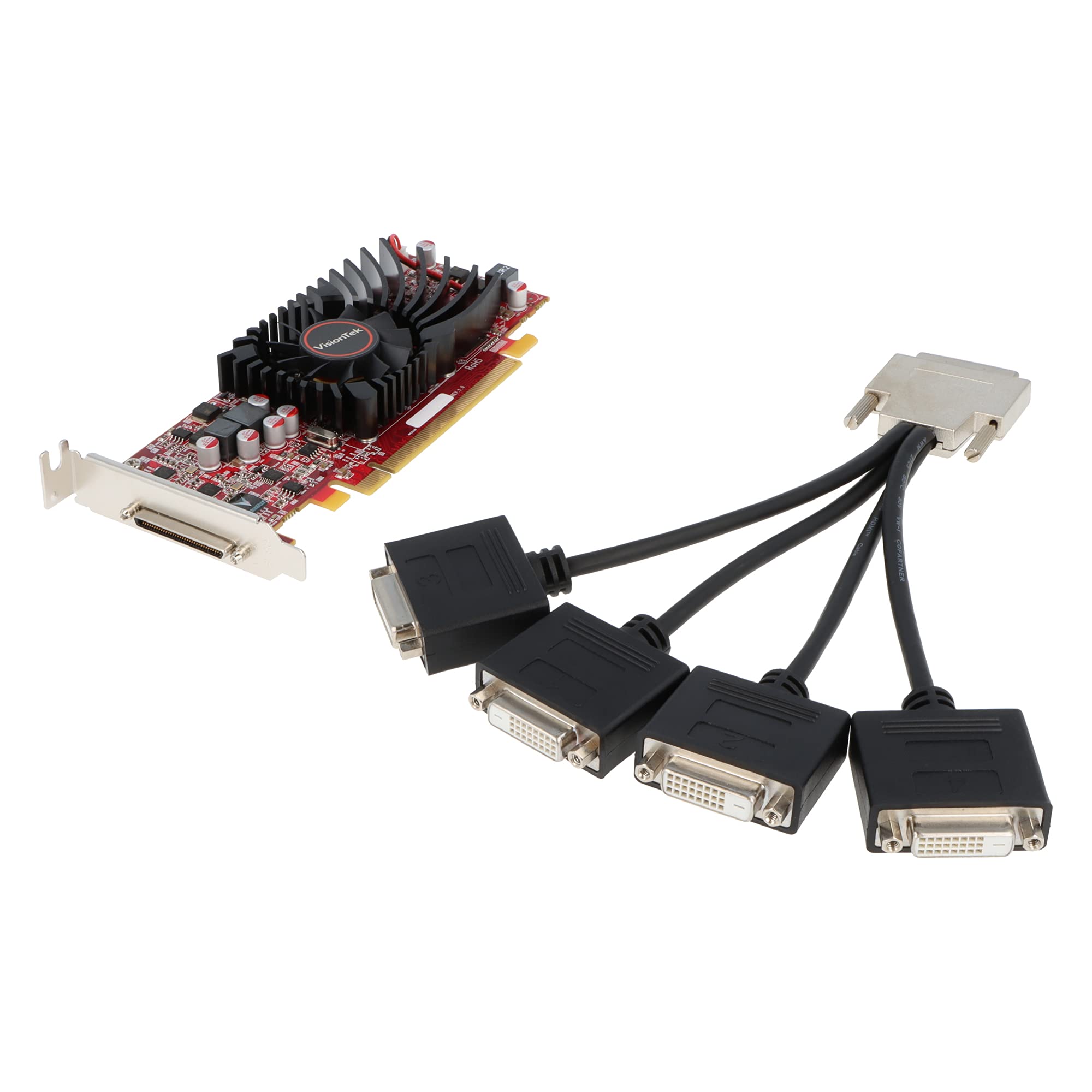 VisionTek ATI Radeon 固定ディスク 5570 1 GB SFF 4-Port VHDCI x16 PCI Express Graphics Card (900345) by VISIONTEK MASS STORAGE [並行輸入品]