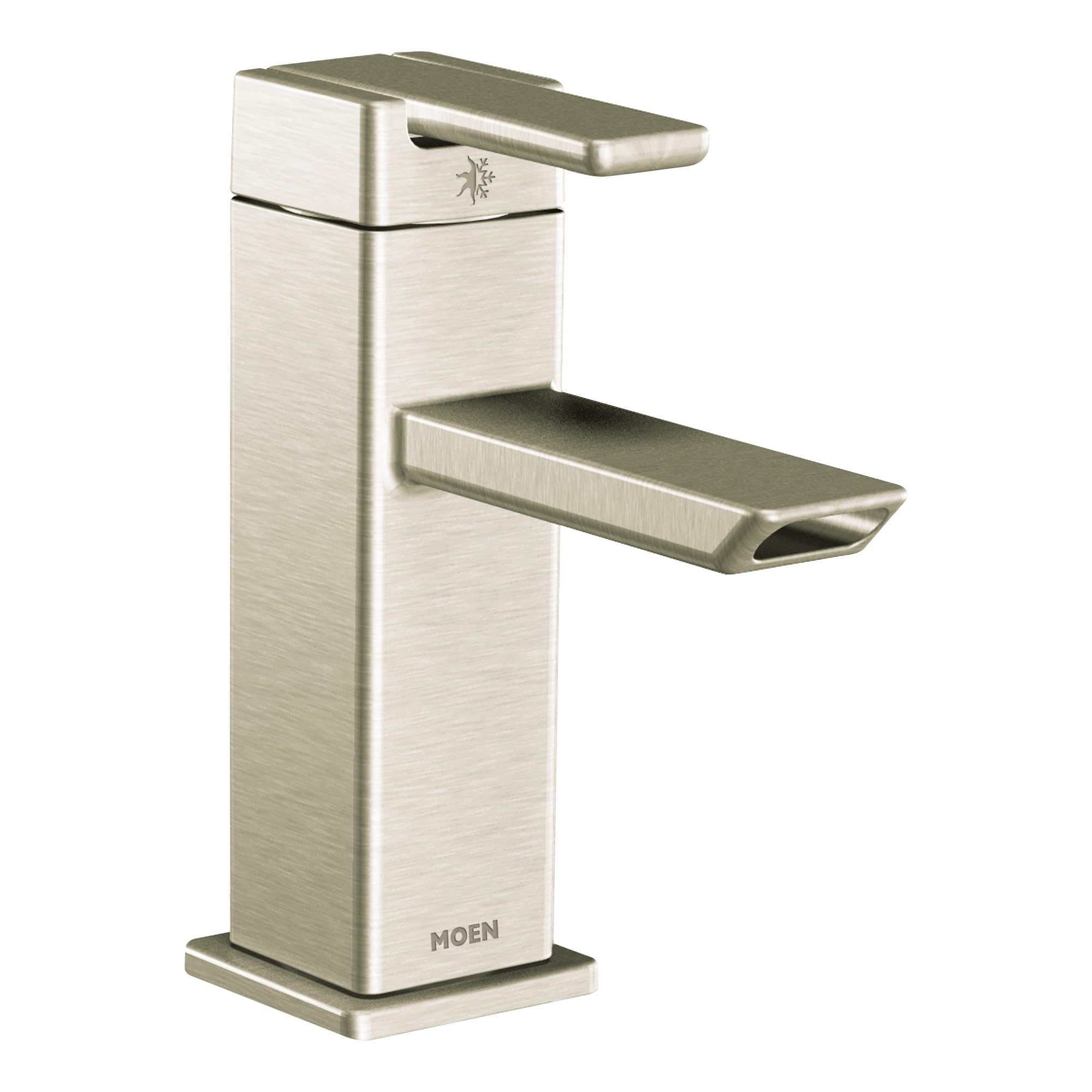 Moen s6700シングルハンドル単穴浴室の蛇口をから90度Collecti、 .375 S6700BN 1