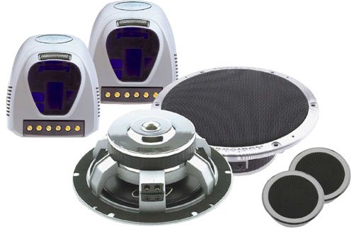 Audiobahn ABC5002V 13cm (5.25インチ) 2ウェイカーボンコンポシステム 160W RMS｜global研究所