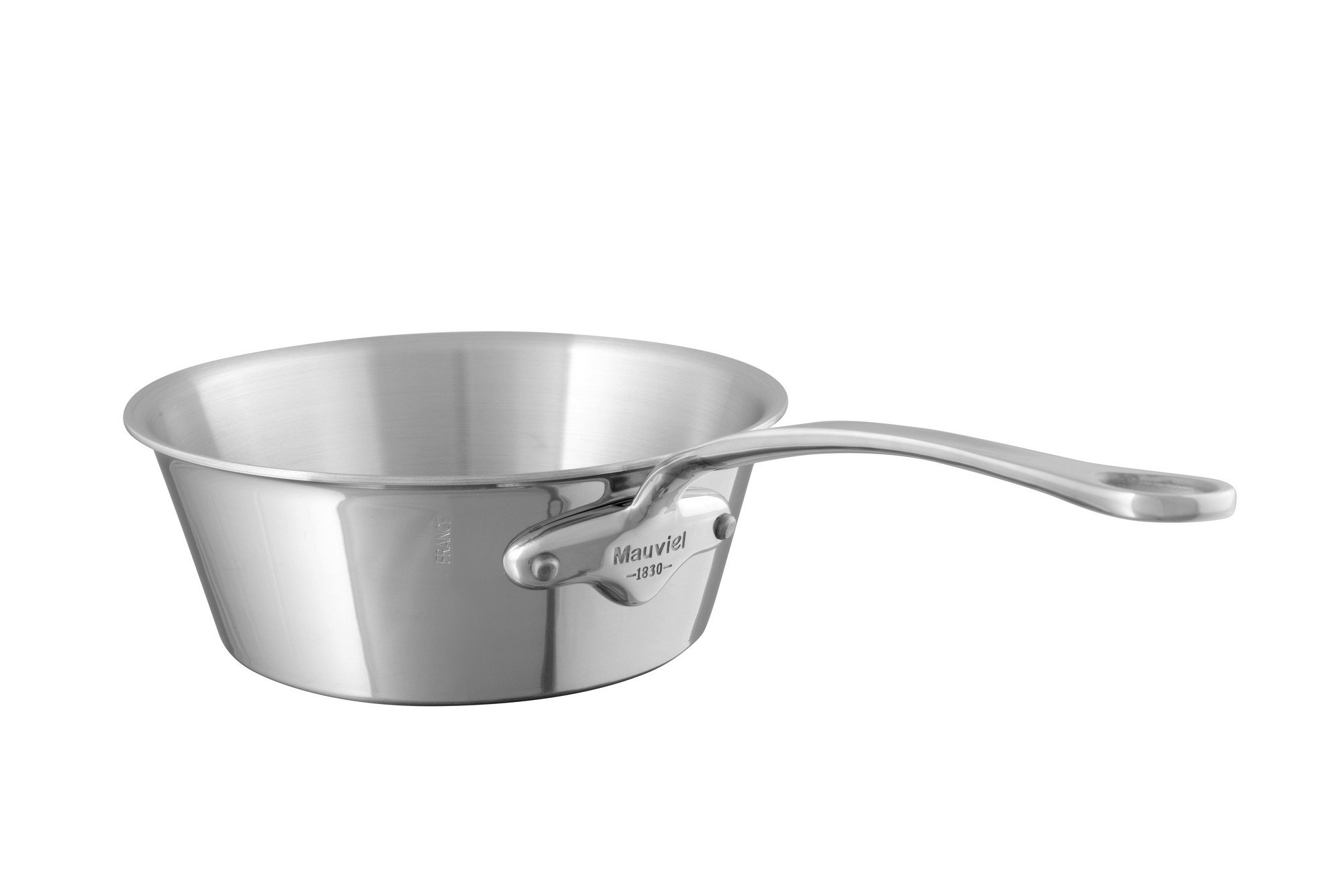 Mauviel M'cook 5223.20 1.7l Splayed Saute Pan with Cast Stainless Steel Handle|global研究所