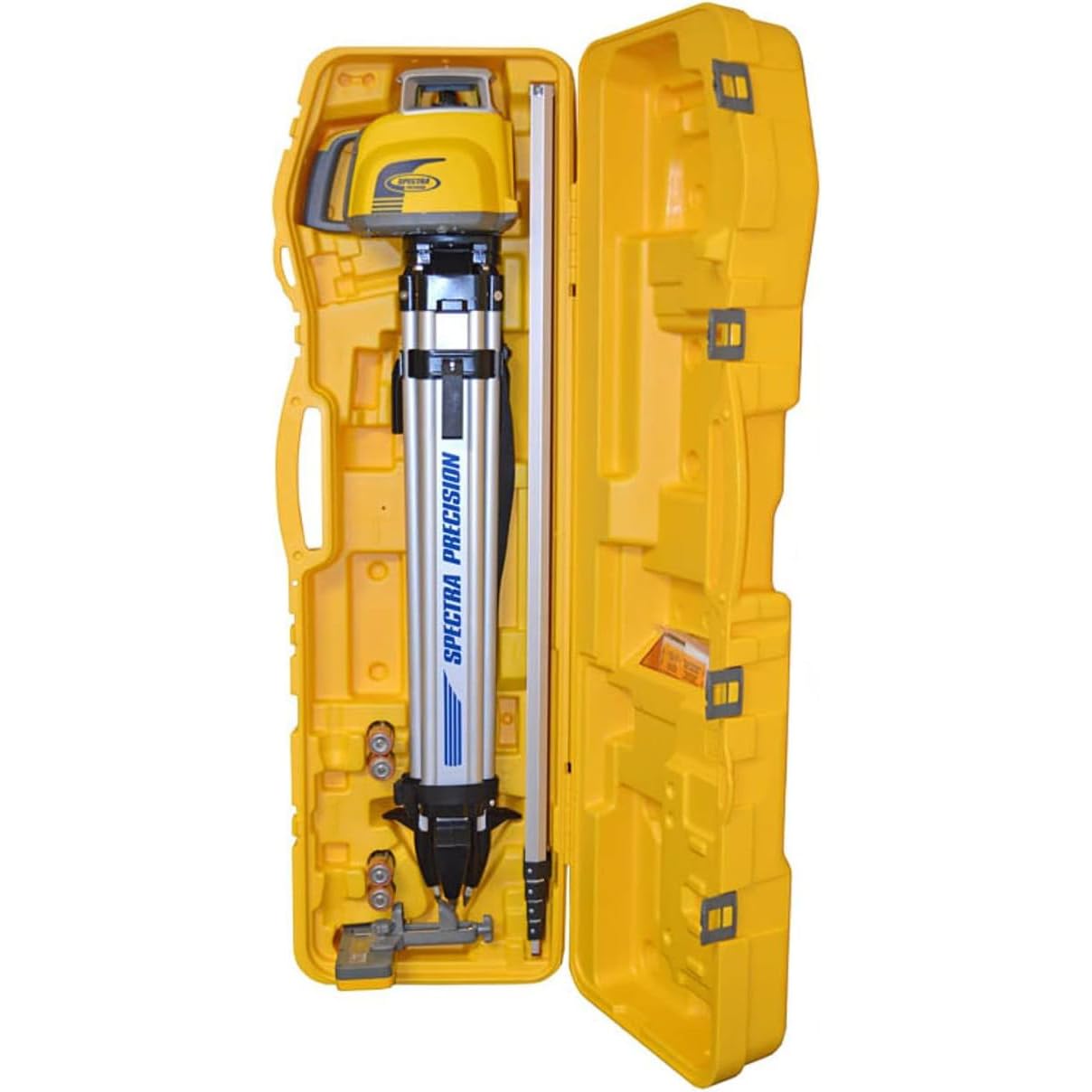 Spectra Precision LL300N-3 Laser Level Self Leveling Kit with HL450 Receiver Clamp 4.7 Meter Grade Rod / Metric and Tripod Black|global研究所