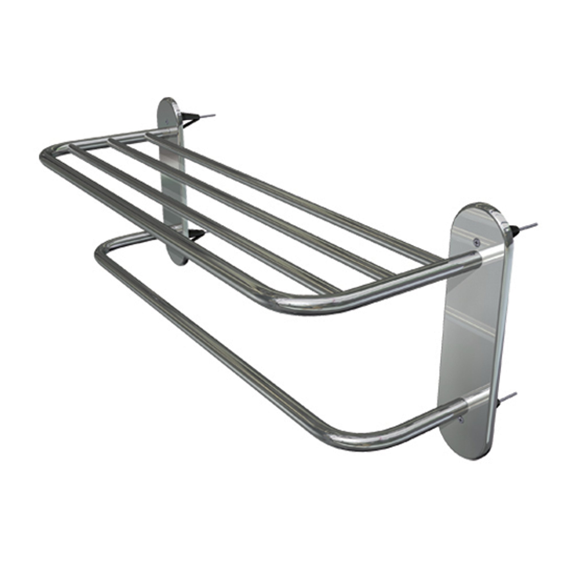 WingIts WMRBS24 Towel Rack 24-Inch Bright Stainless Steel Finish by WingIts