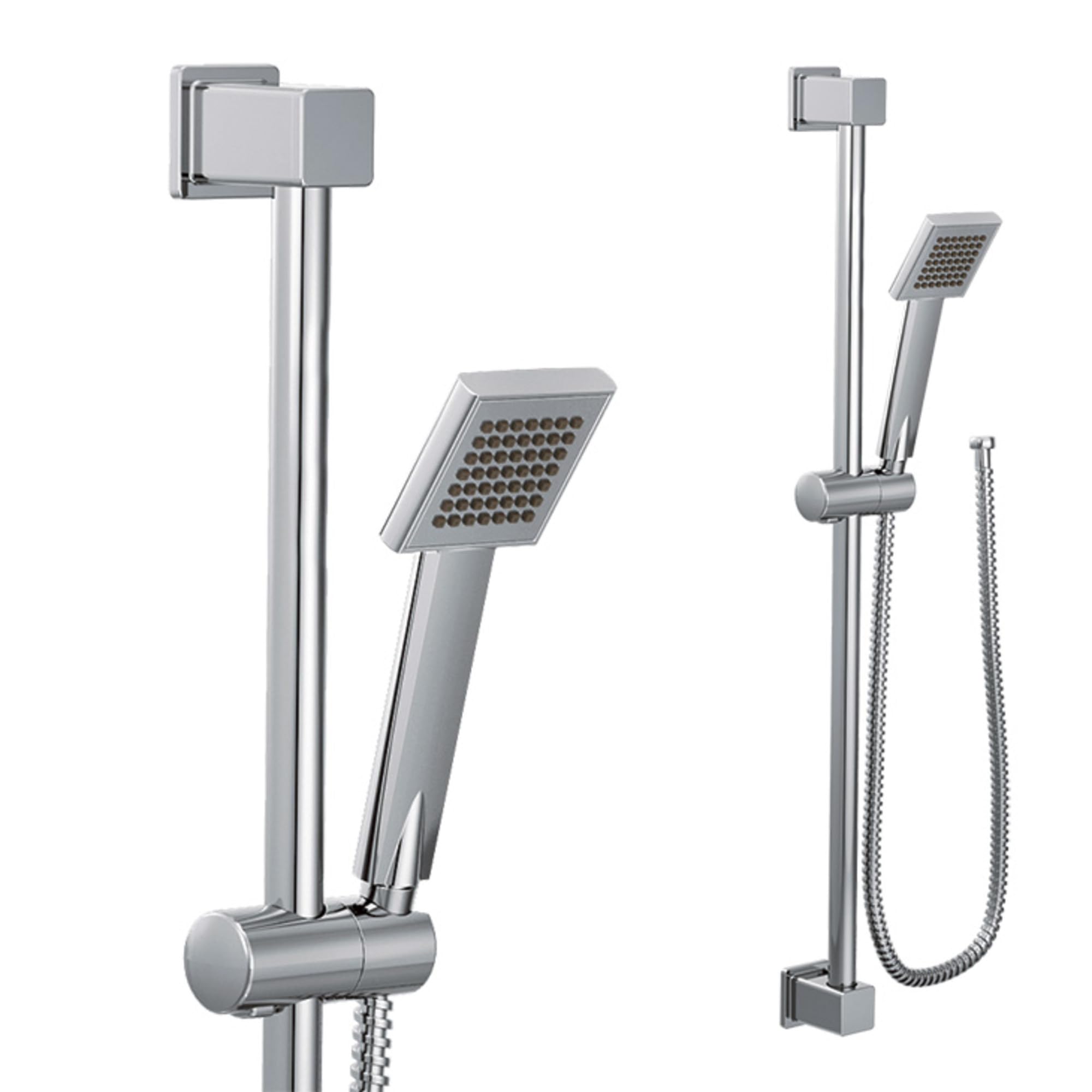Moen 90度 クロム エコパフォーマンス 手持ちシャワーヘッド 長さ69インチのホース付き 30インチのスライドバー付き S3879EP｜global研究所