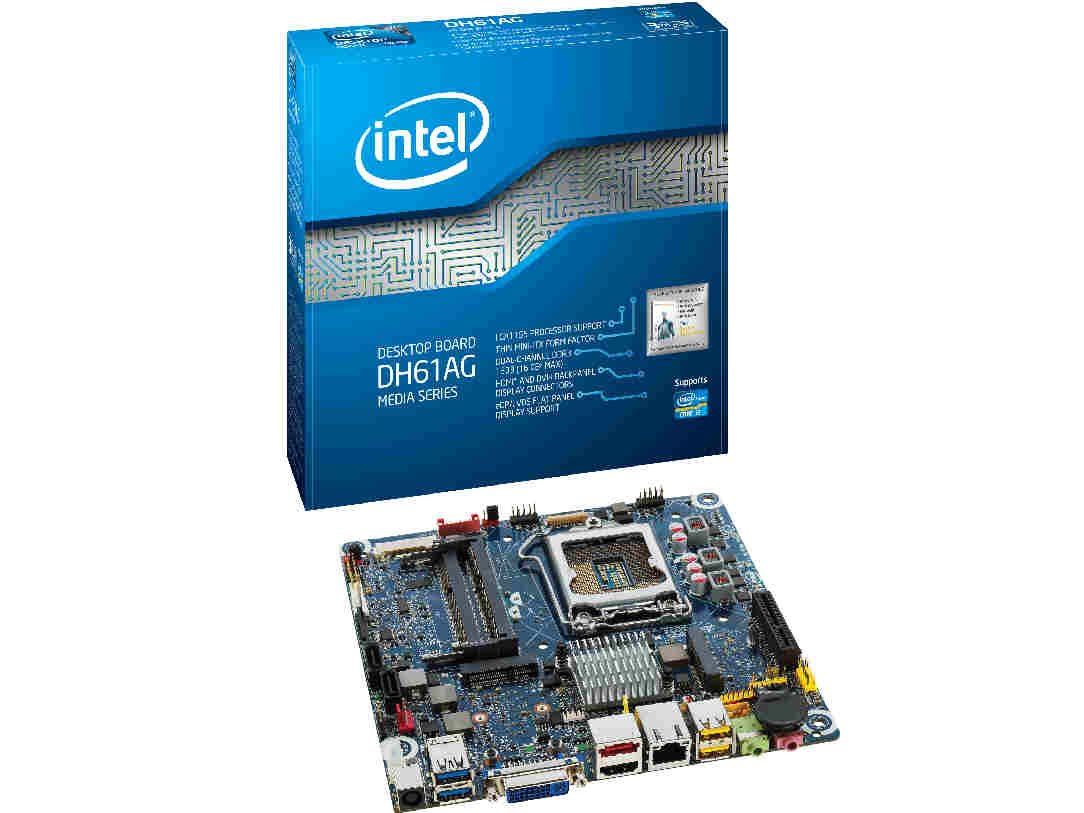 インテル H61手当て仕掛ける積み上げるお母さんゲーム盤 LGA1155 BOXDH61AG 【Mini-ITX】