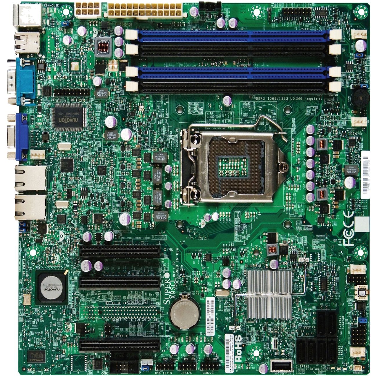 Supermicro x9scl-o lga1155 / Intel c202 PCH / ddr3 / V & 2gbe / mATX マザーボード サーバーリテール|global研究所